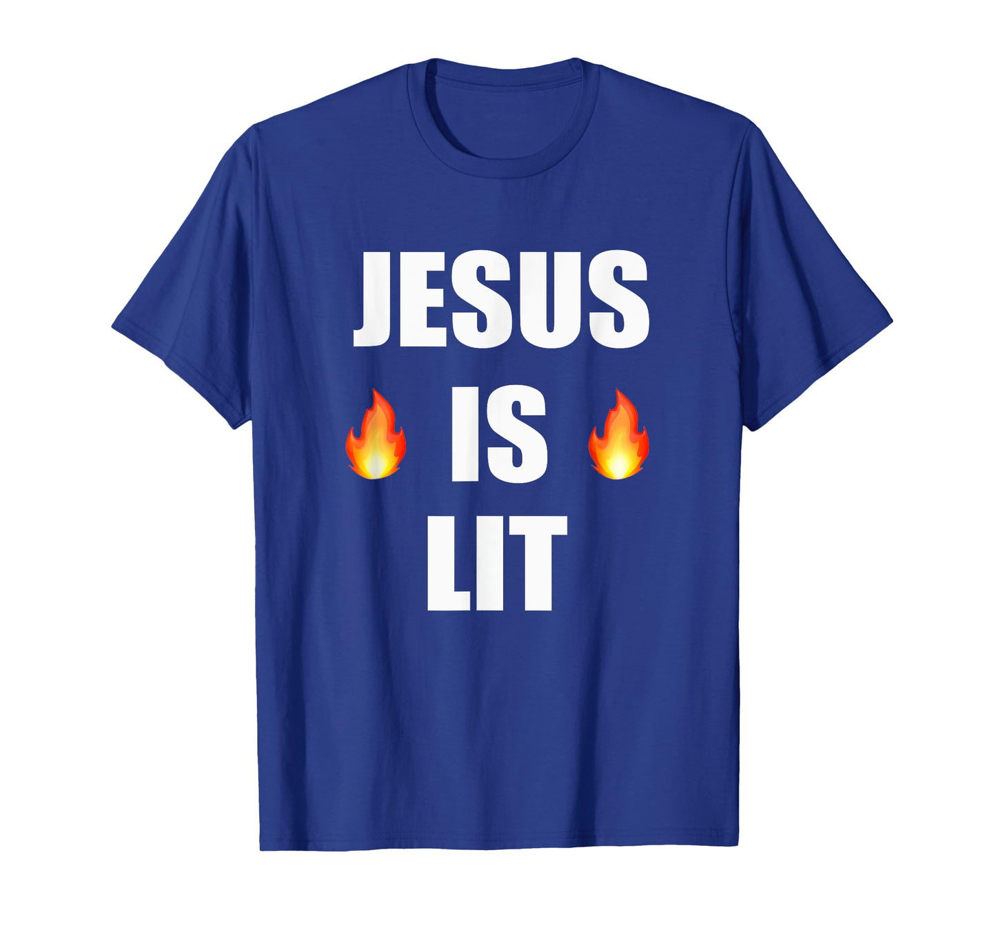 Jesus Is Lit Tshirt Christian Tee Shirt T-Shirt