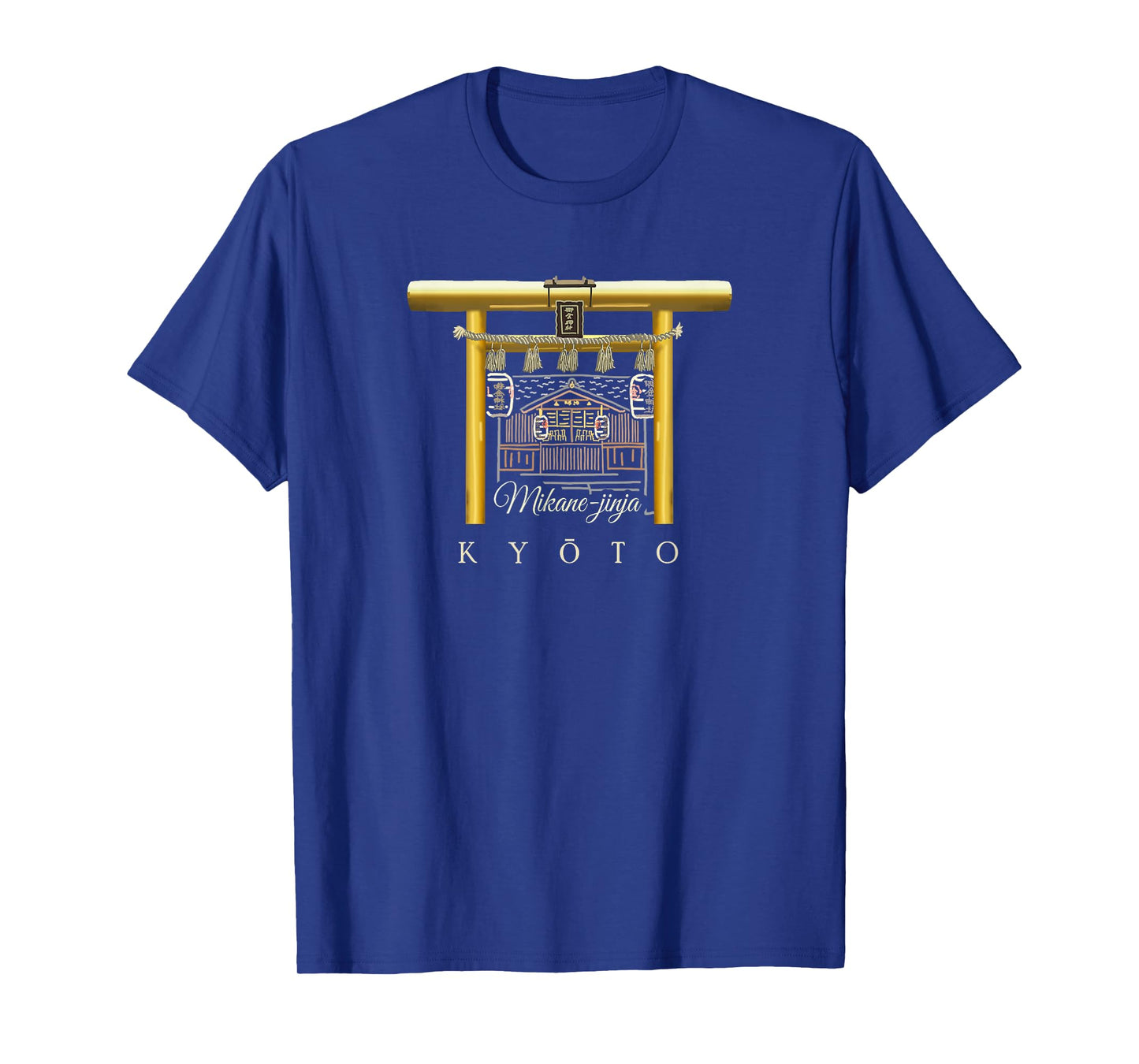 Kyoto Mikane Jinja Shrine, Torii, hand drawing Japan T-Shirt