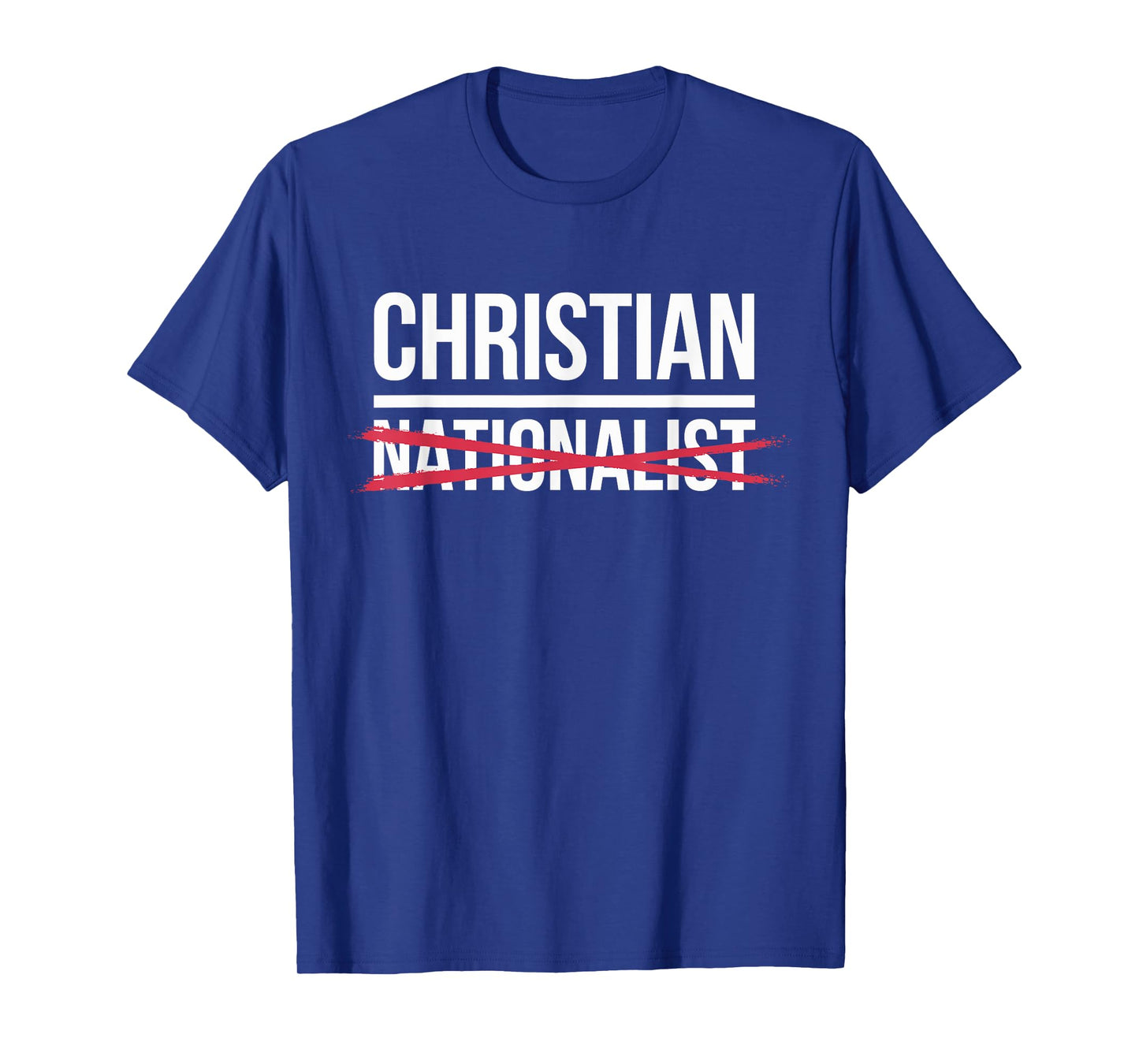 Faithful Believers Against Christian Nationalism Unisex-Adults T-Shirt, Black, Small, Short Sleeve, Modern, Politics, Christian, Faithful Believers