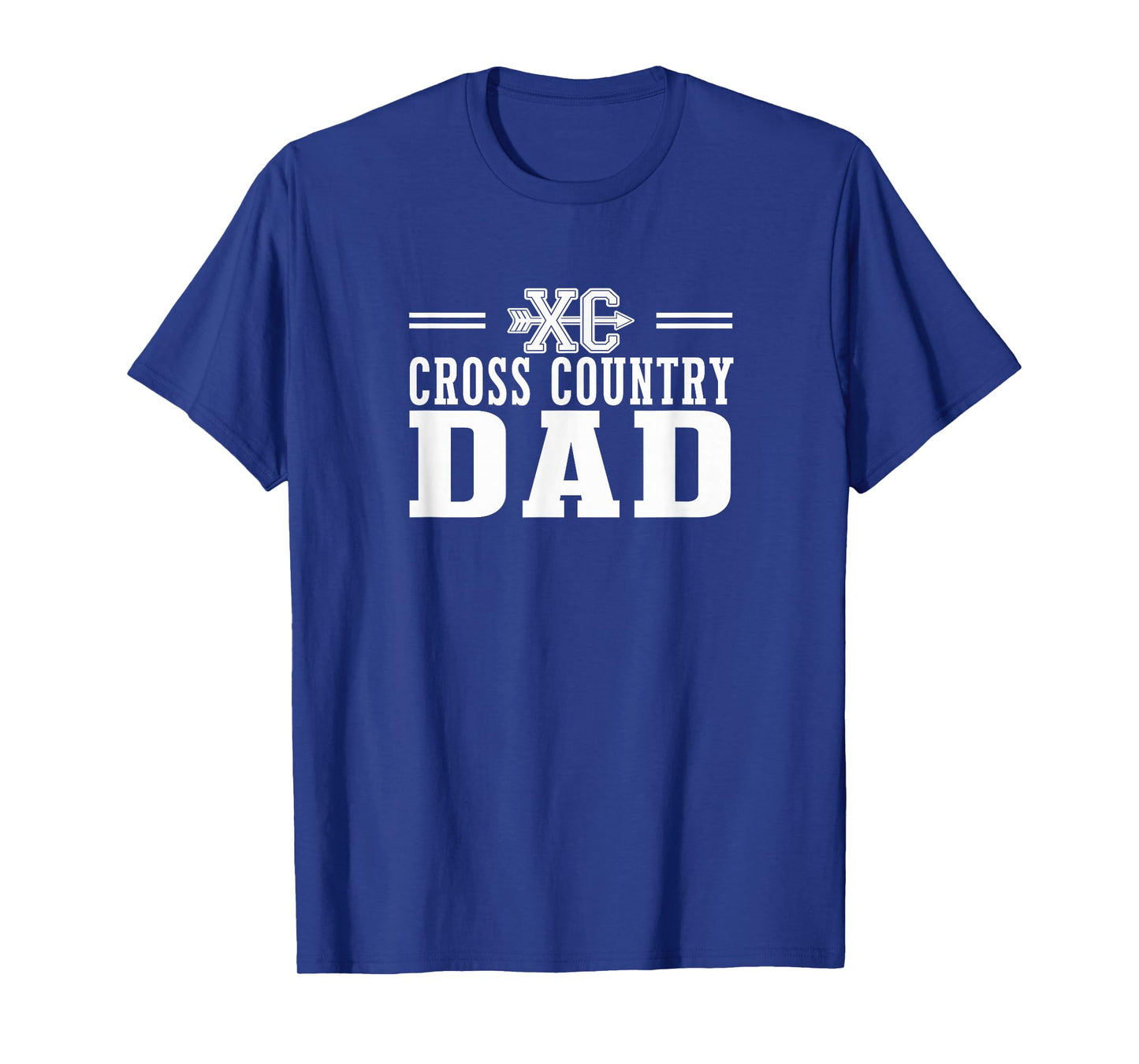 Proud Cross Country Dad Team Love Spirit CC Parent Design T-Shirt