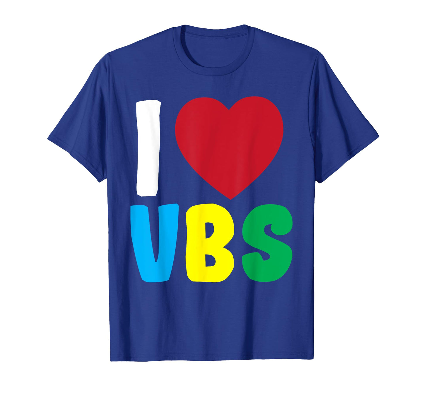 I Love VBS Vacation Bible School 2024 Summer Preschool VBS T-Shirt for Men Women Kids