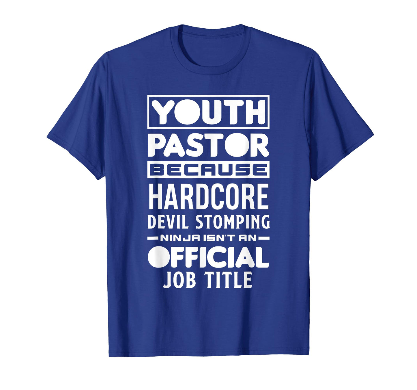 Youth Pastor Because Devil Stomping Ninja Funny Youth Pastor T-Shirt