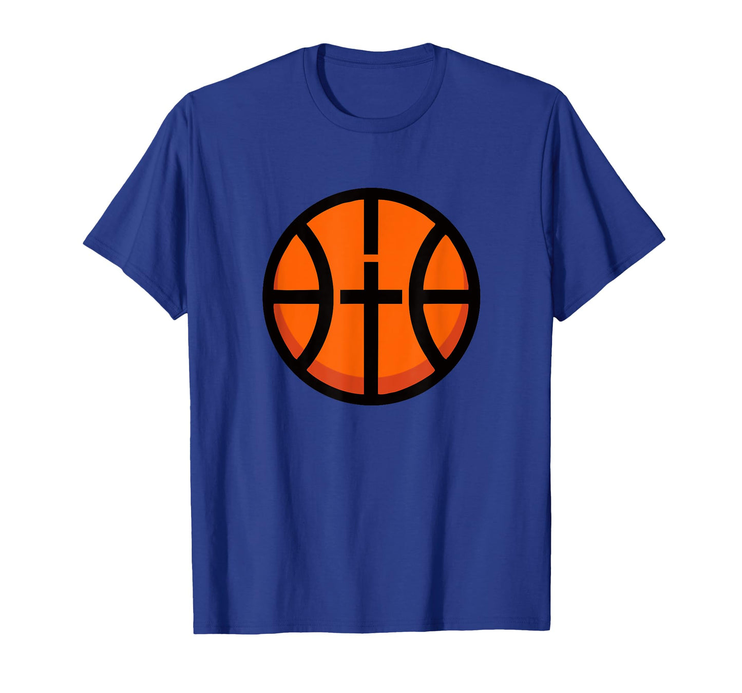 Christian Basketball Fun Cross Ball Icon Modern Sport Tshirt T-Shirt