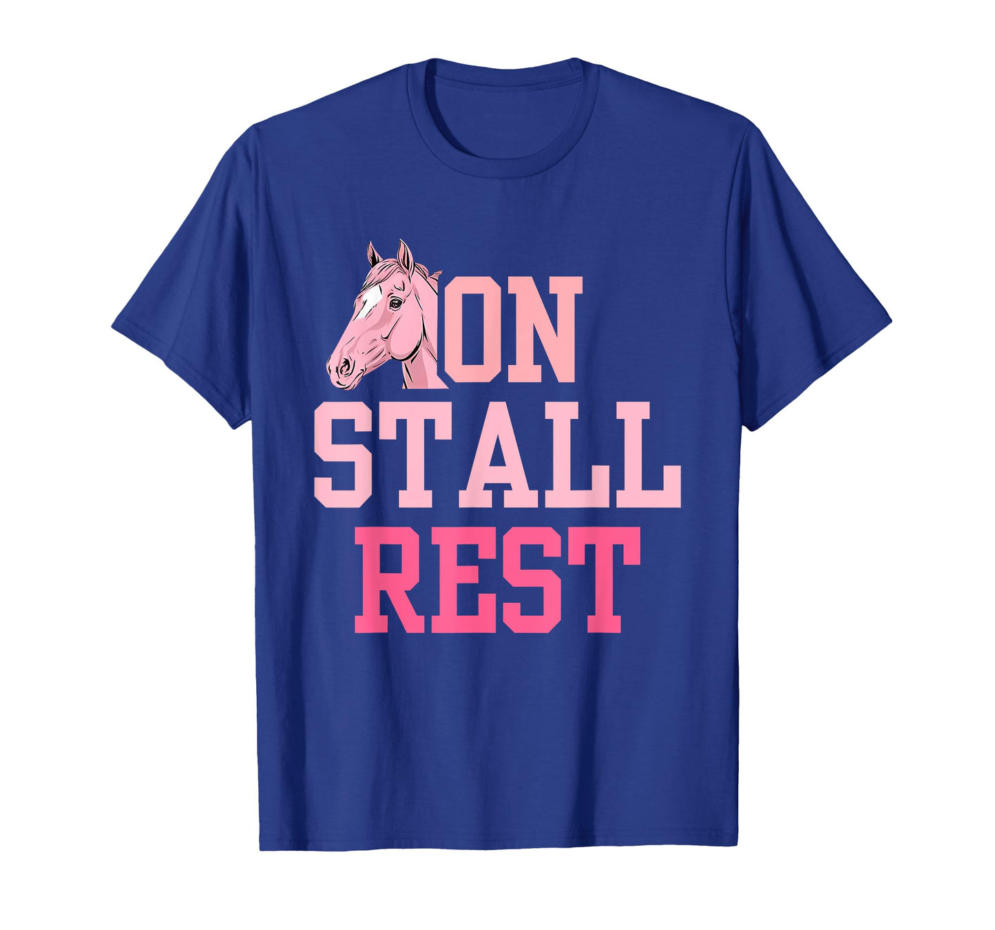 On Stall Rest Get Well Horse Design T-Shirt