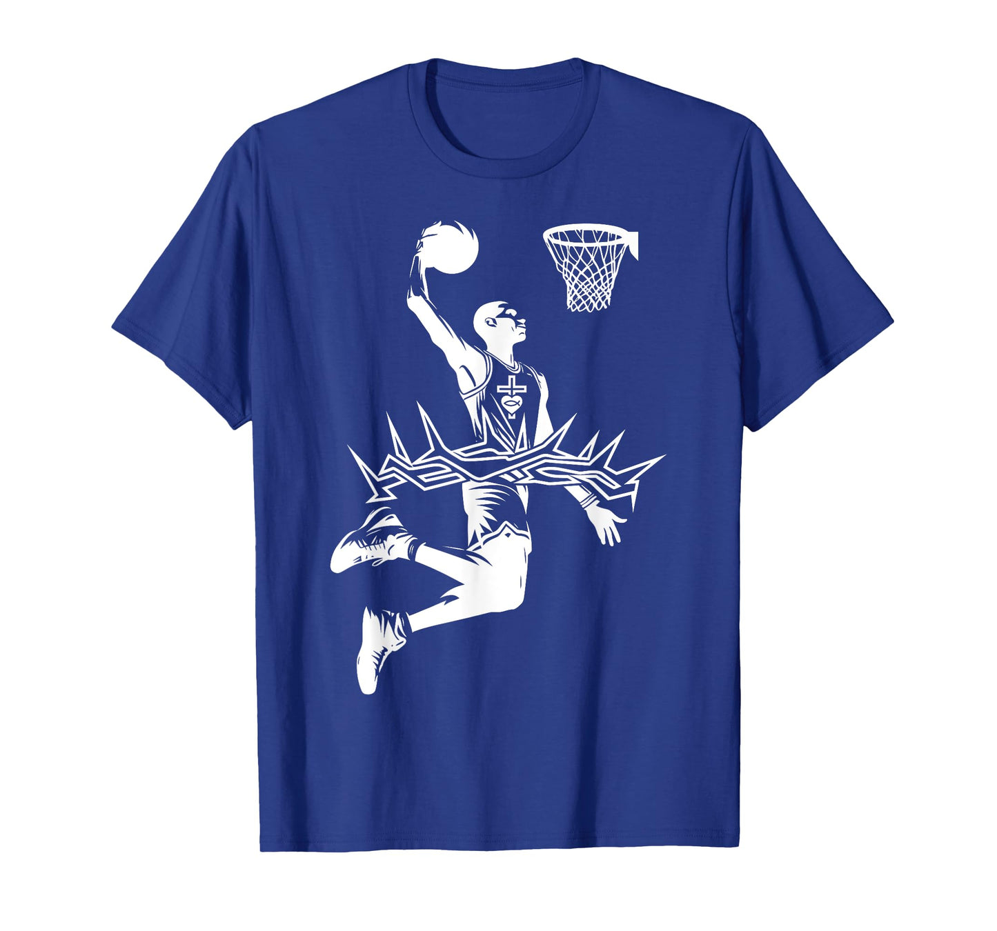 Religious Jesus Basketball Christ GOD Basketball T-Shirt