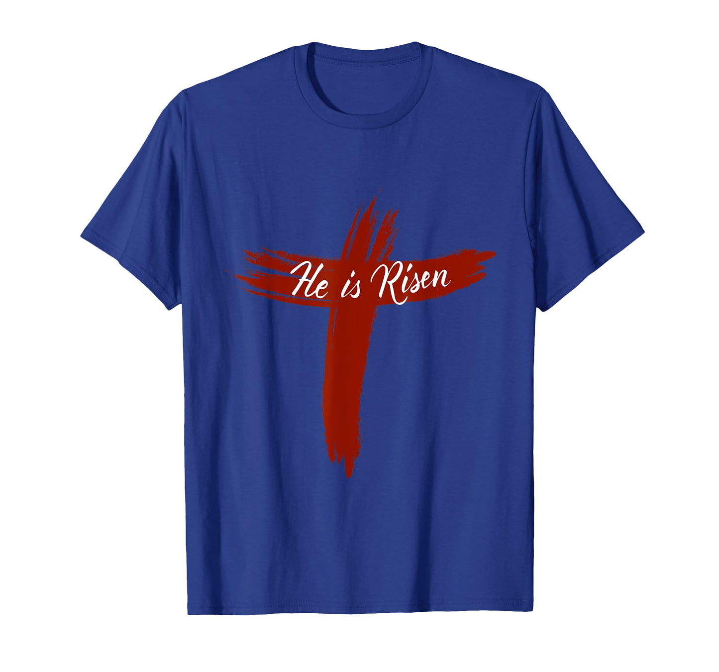 Happy Easter Shirt He Is Risen Jesus Cross Scripture Matthew T-Shirt