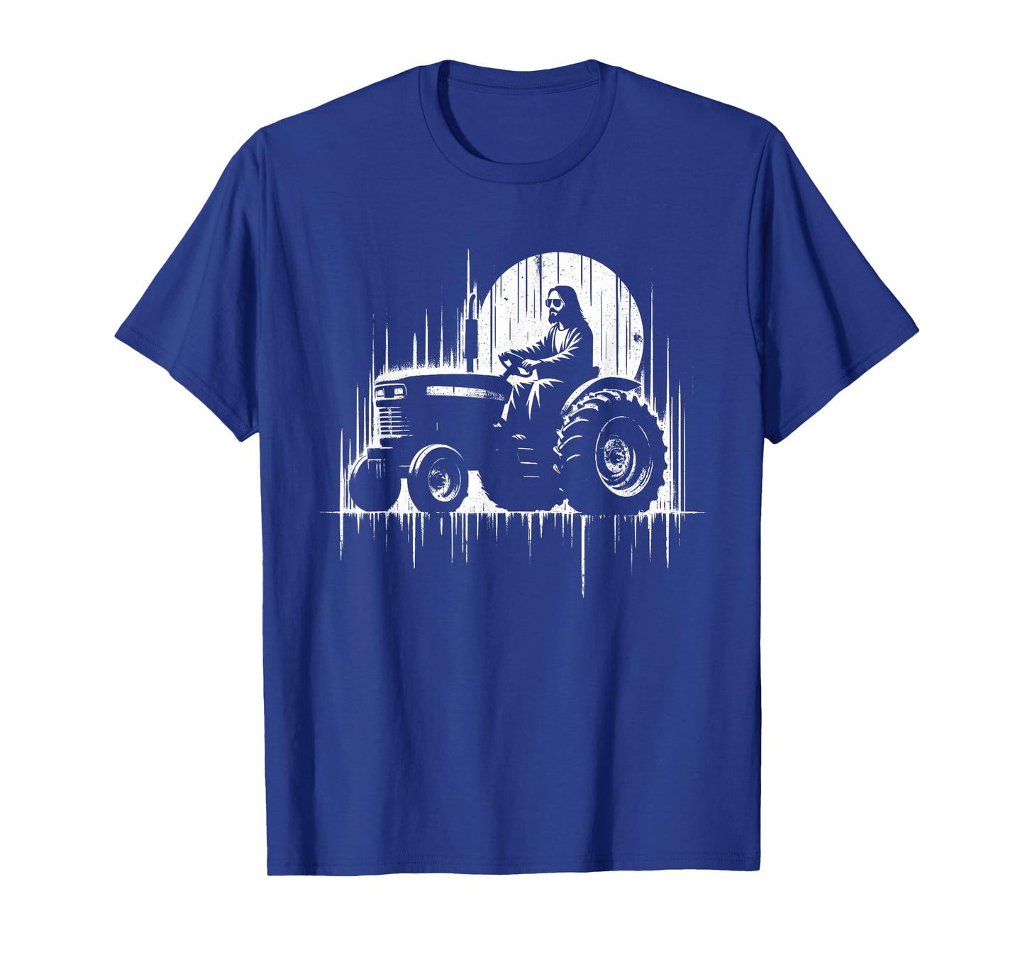 Jesus Tractor - Funny Christian Religious Tractor Driver T-Shirt