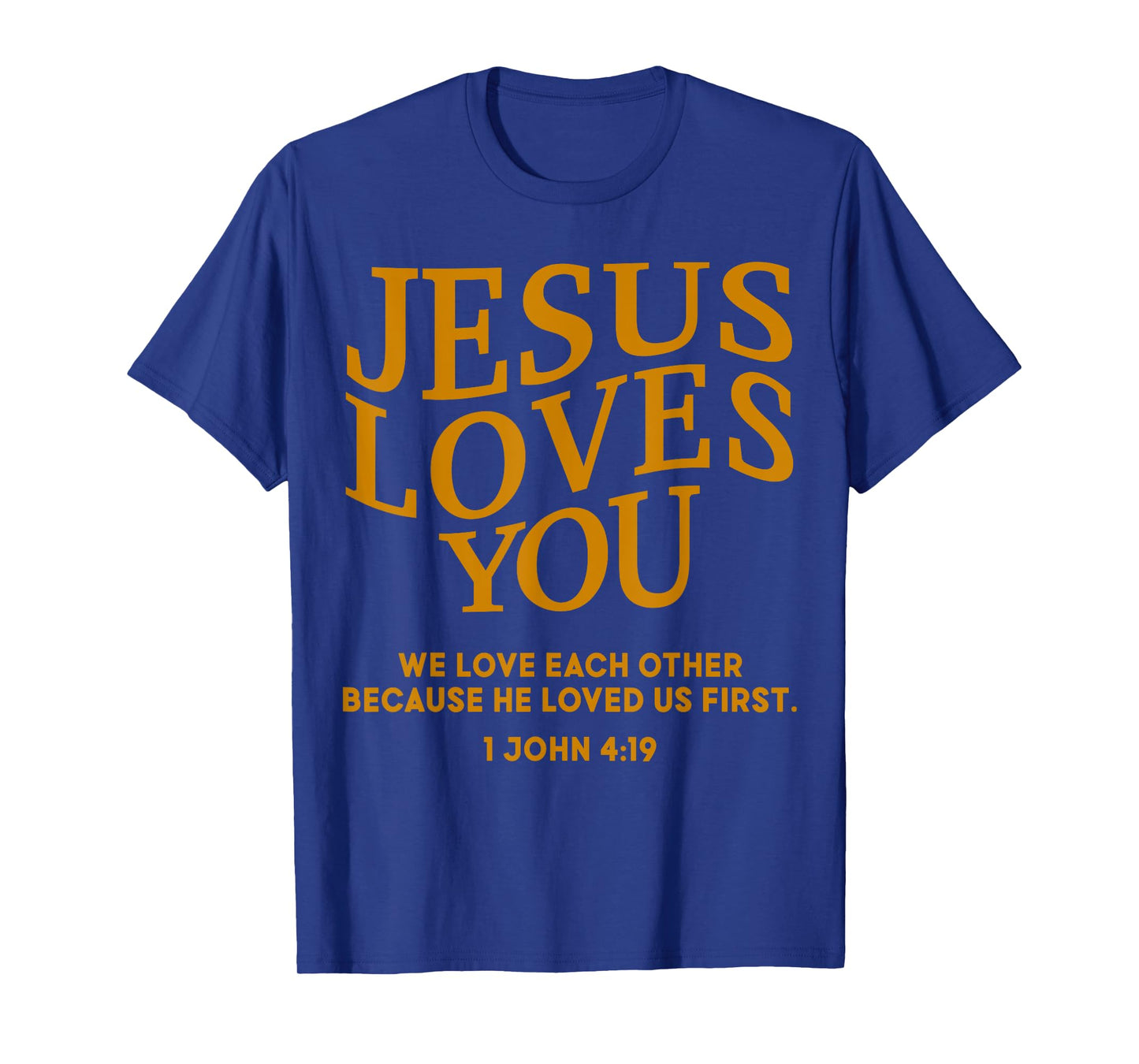 Toddler Jesus Loves You White Christian God Son Sister Girl T-Shirt