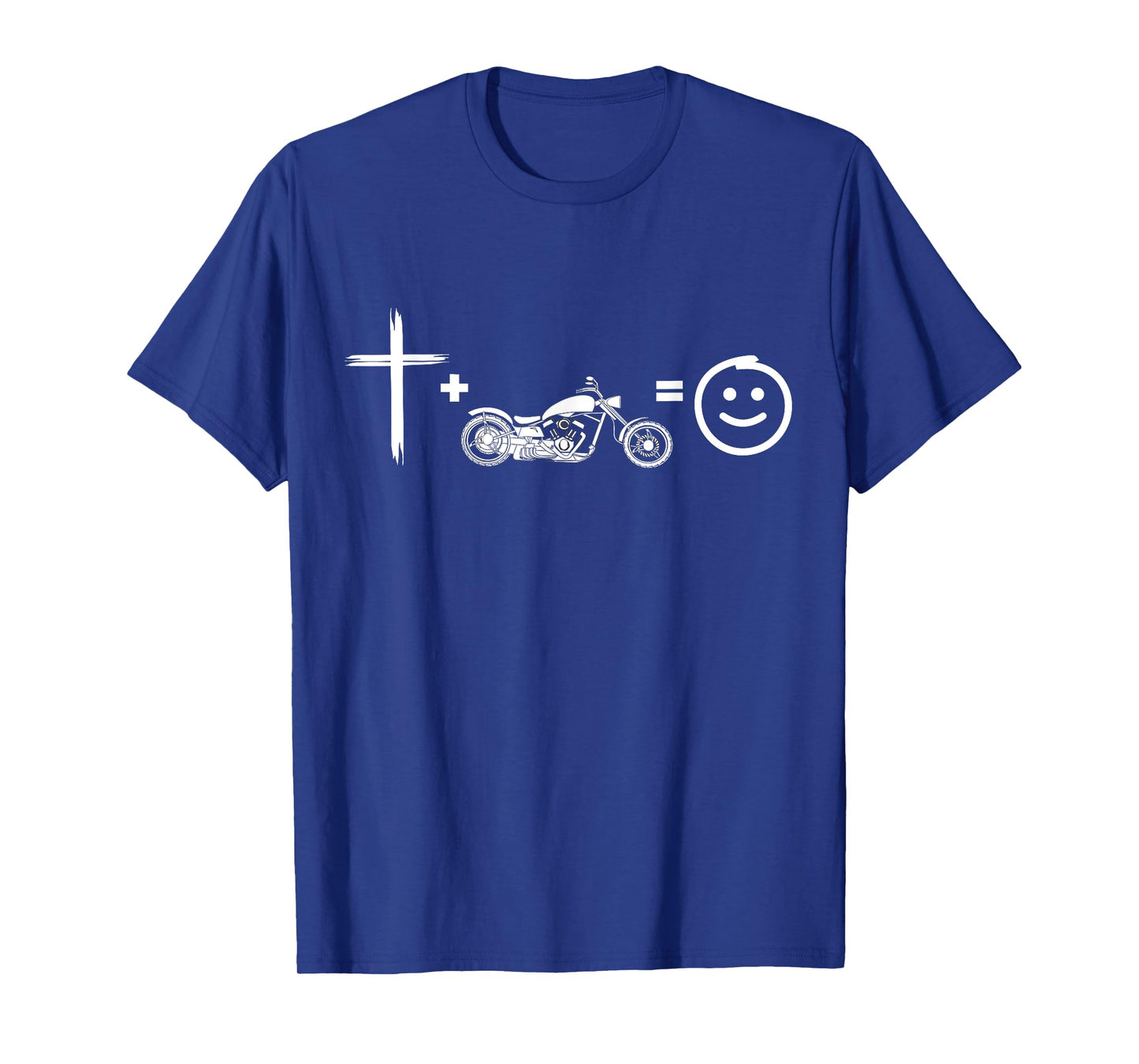 Jesus and motorcycles makes me happy, funny christian biker T-Shirt