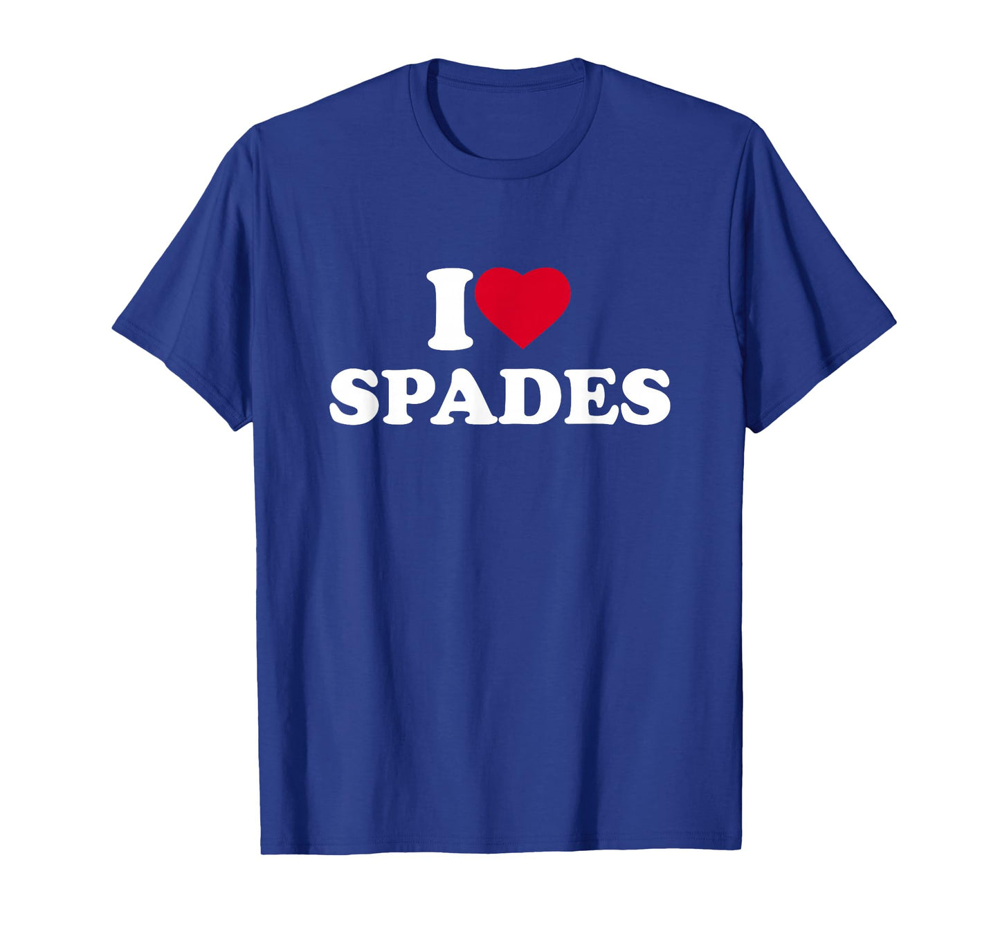 I Love Heart Spades Lover Player Card Game T-Shirt