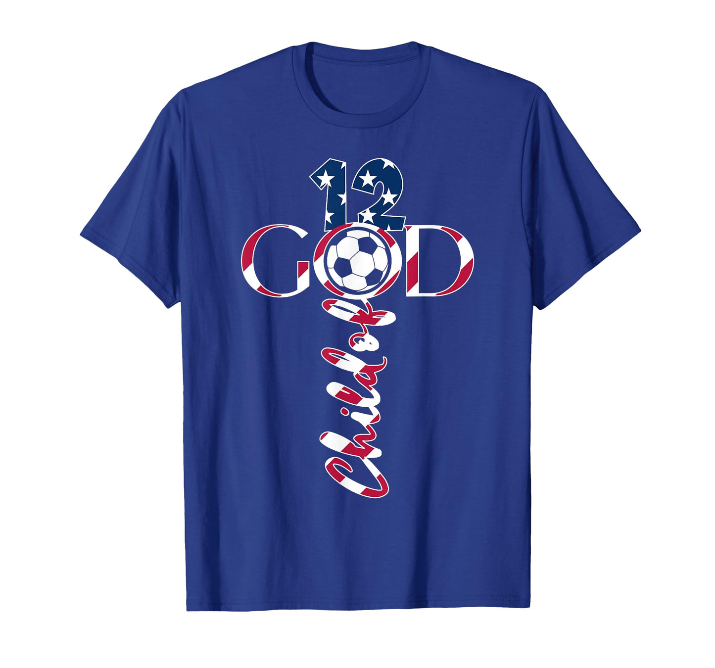 JESUS 12 YEARS CHILD OF GOD SOCCER 12TH BIRTHDAY T-Shirt