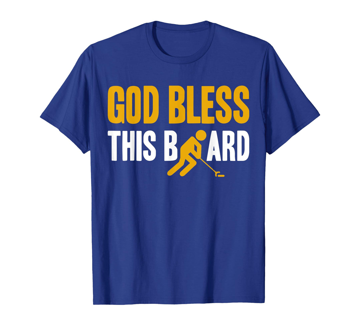 God Bless This Board Shuffleboard Player T-Shirt