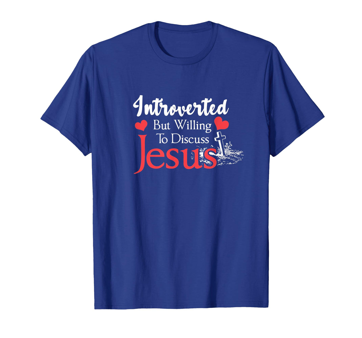 Introverted But Willing To Discuss Jesus Introvert vintage T-Shirt