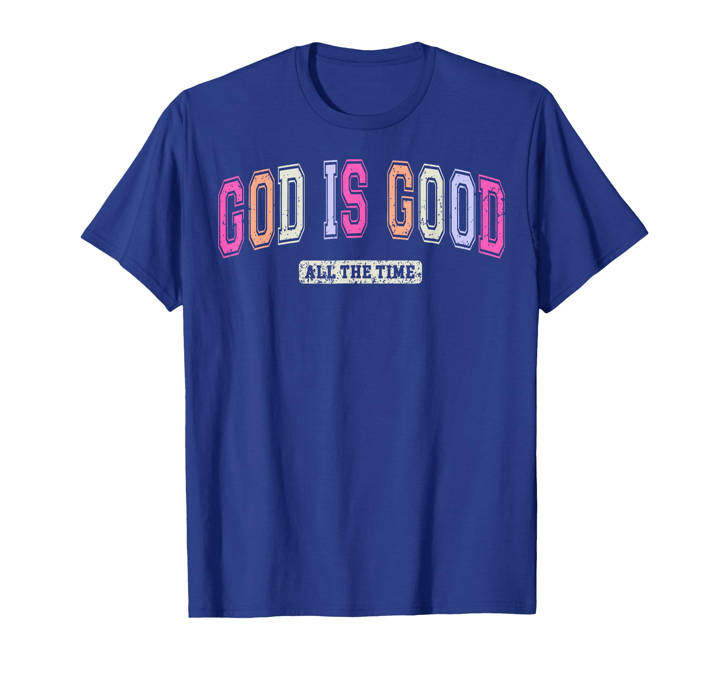 Vintage Retro Christian God Is Good All The Time Jesus T-Shirt