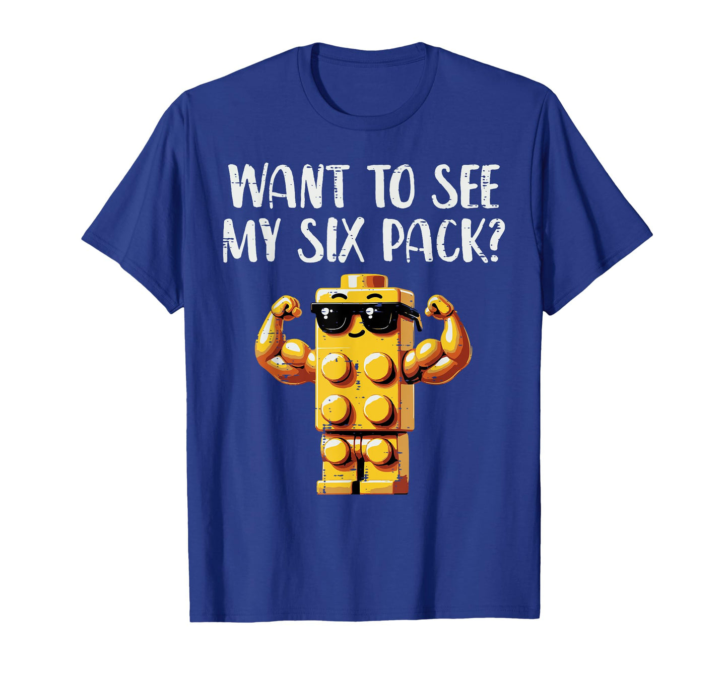 Bricks Want To See My 6 Pack Funny Saying Men Boys Kids T-Shirt
