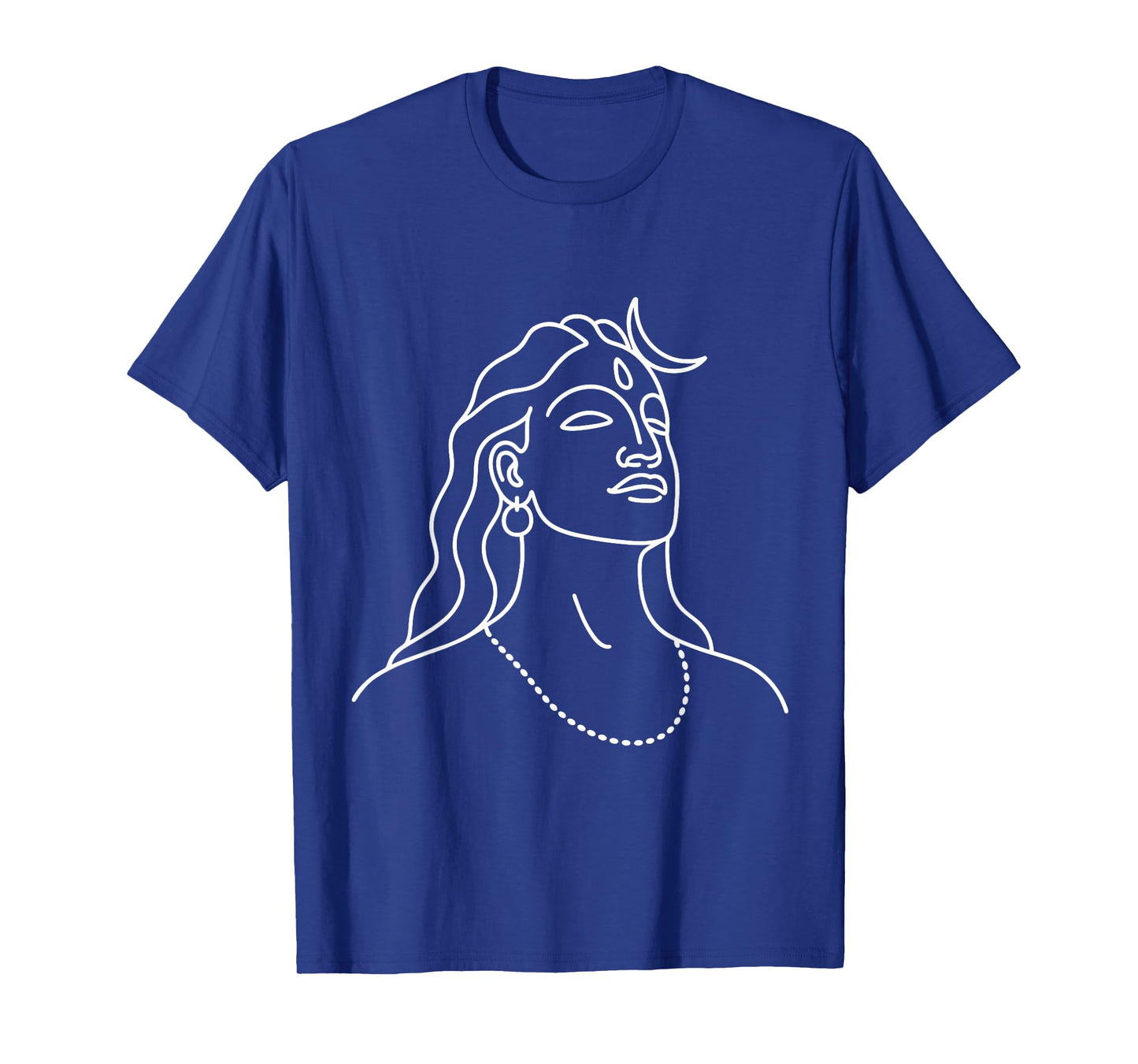 Minimalist Adiyogi Shiva Line Art Hindu God of Yoga T-Shirt