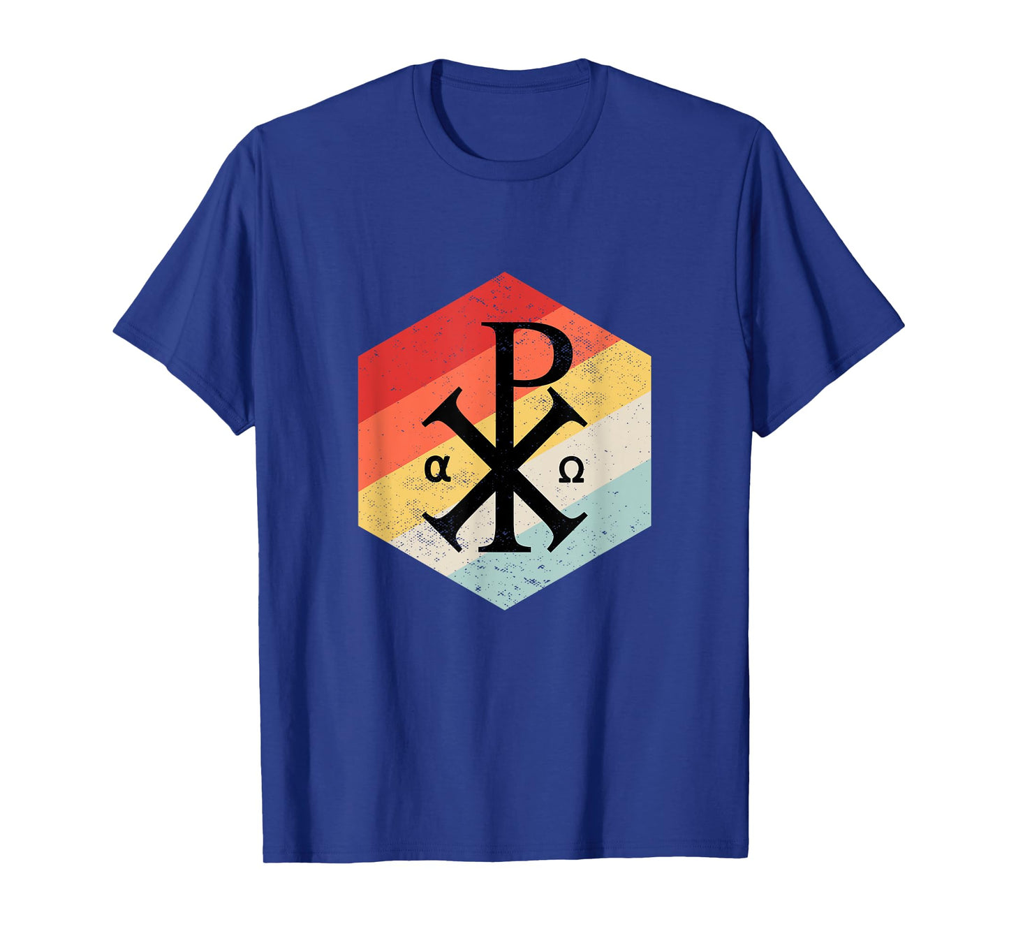 Chi Rho Symbol Motif Jesus Constantine Cross Christian T-Shirt