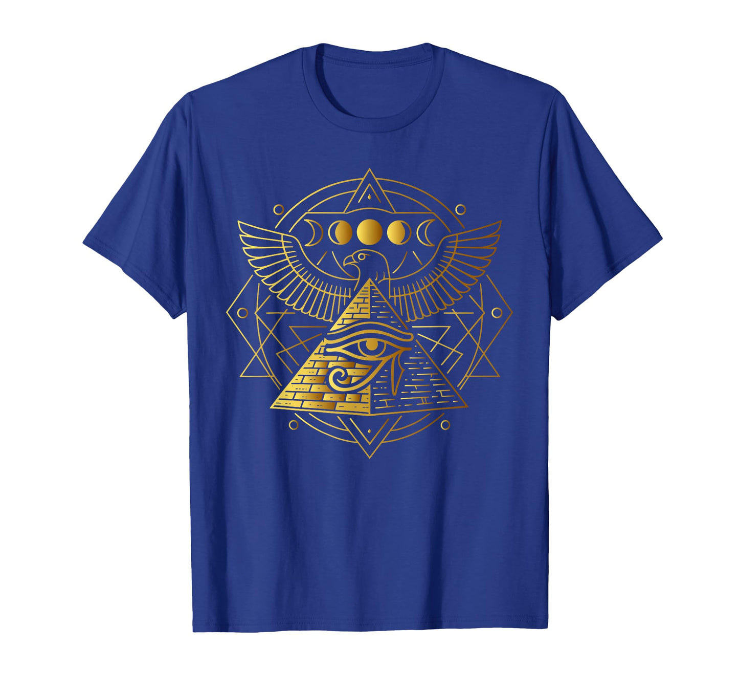 Mystical Egyptian Pyramid Horus Eye Geometry Egypt T-Shirt