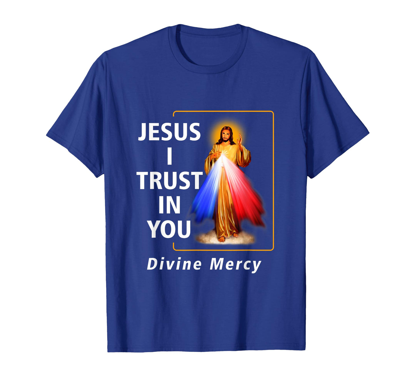 Jesus I Trust In You Divine Mercy Catholic Graphic Christian T-Shirt