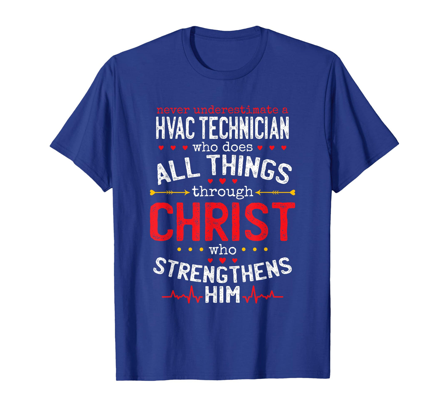 Christian Hvac Technician And Christianity Hvac Tech T-Shirt