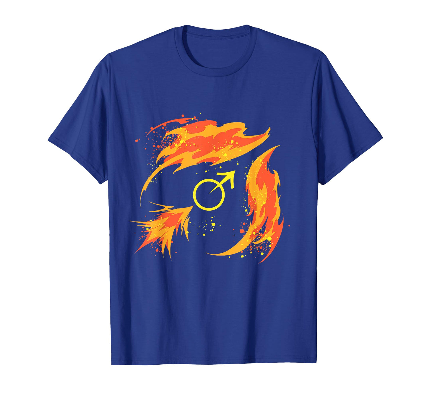 Sailor Fire Bow Mars Symbol Japanese Magical Anime Style T-Shirt