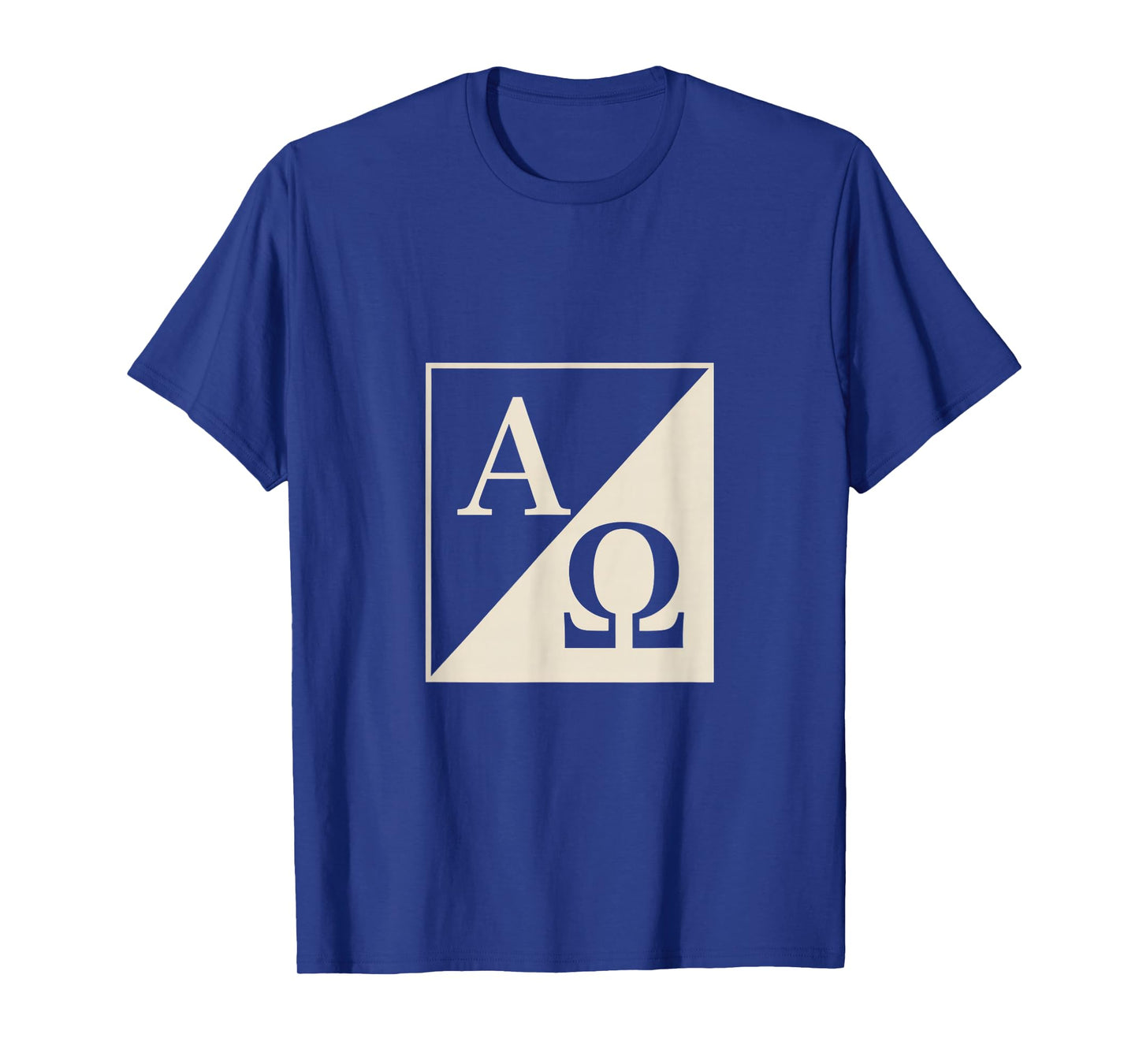 Alpha Omega Christian Symbol A and Omega Faith Emblem T-Shirt