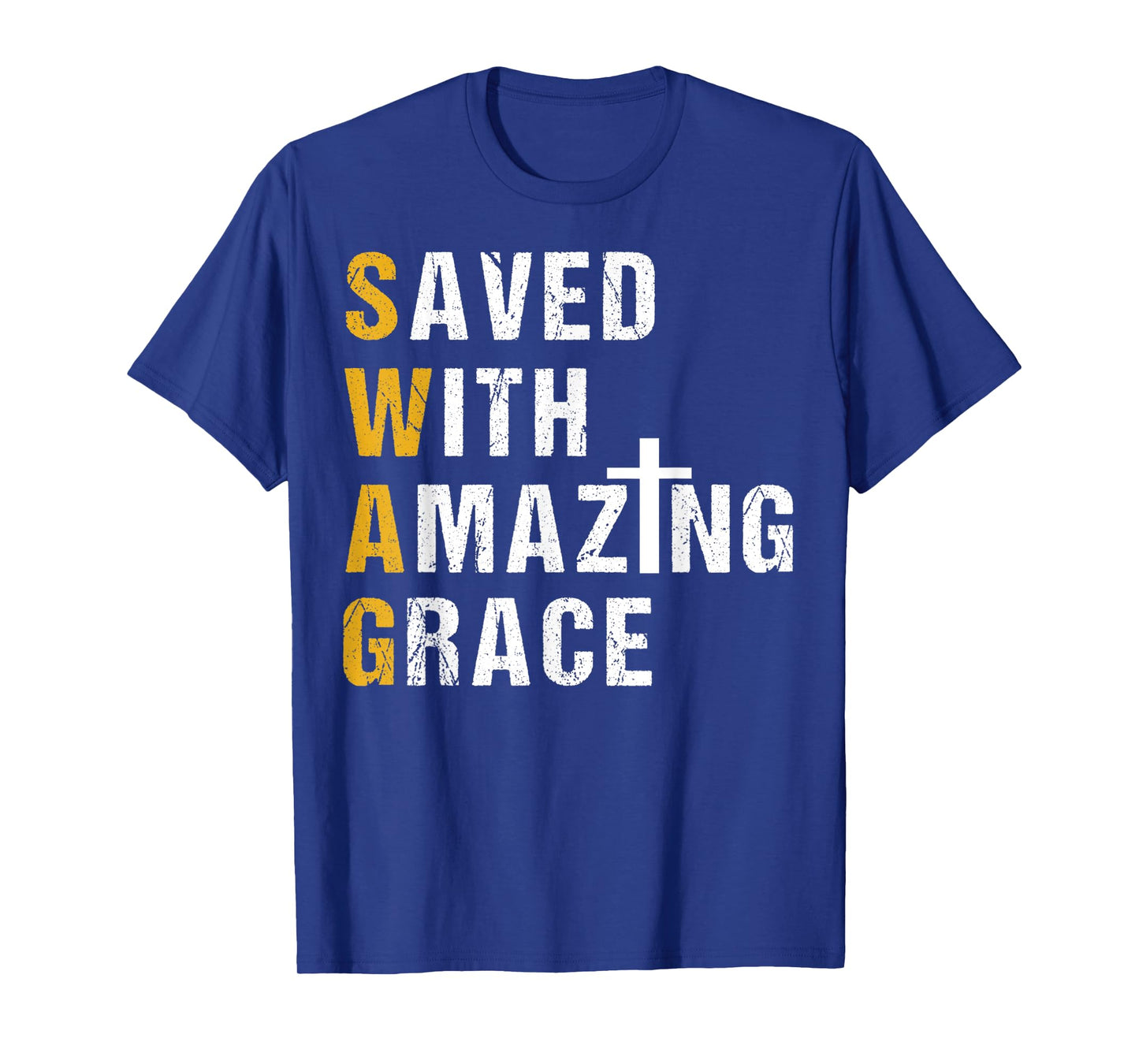 Saved With Amazing Grace T Shirt Christian Gift Swag T Shirt