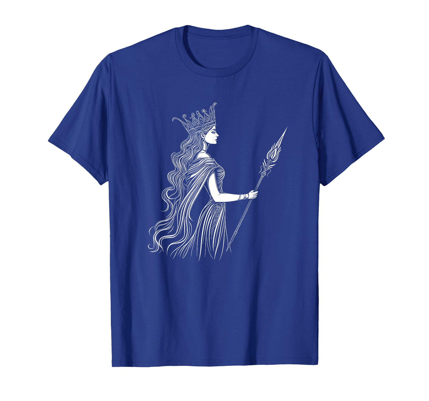 Greek Mythology God And Goddess Theme Designs Hera Ancient Greek Goddess Design For Women Black Classic Fit Short Sleeve T-Shirt