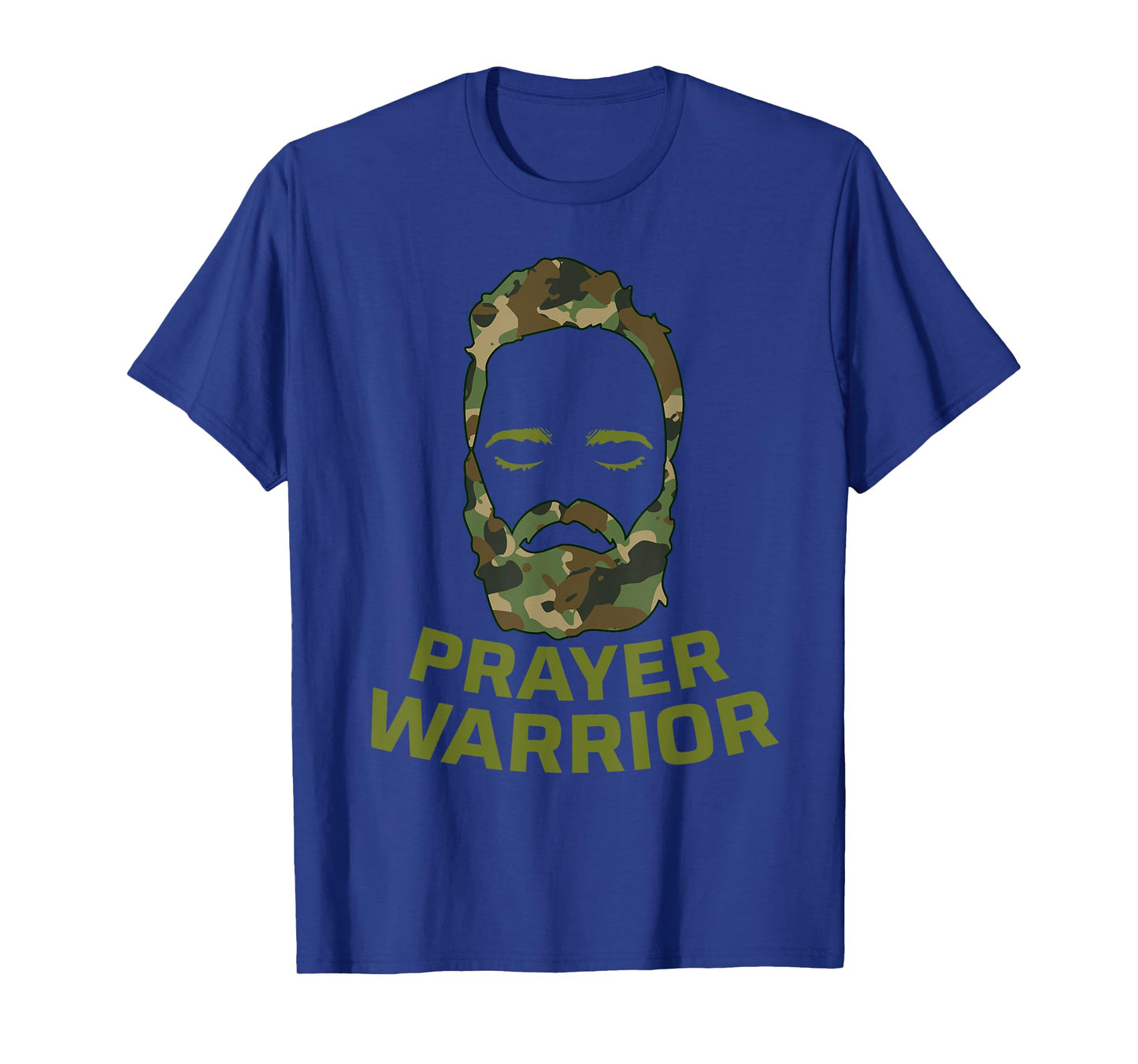 Prayer Warrior Men Camo God Jesus T-Shirt