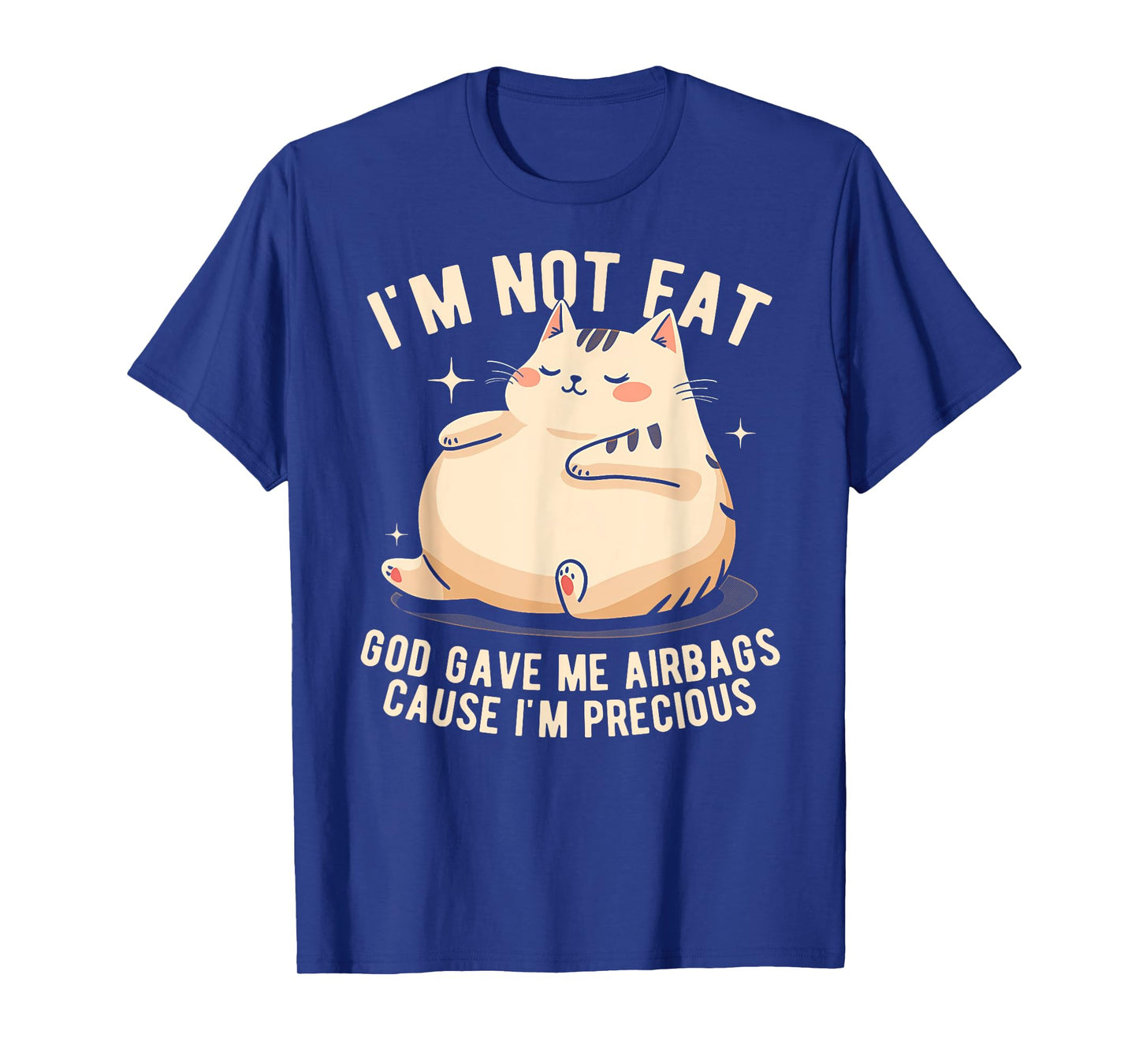 I'm Not Fat God Gave Me Airbags Funny Fat-Cat Precious T-Shirt