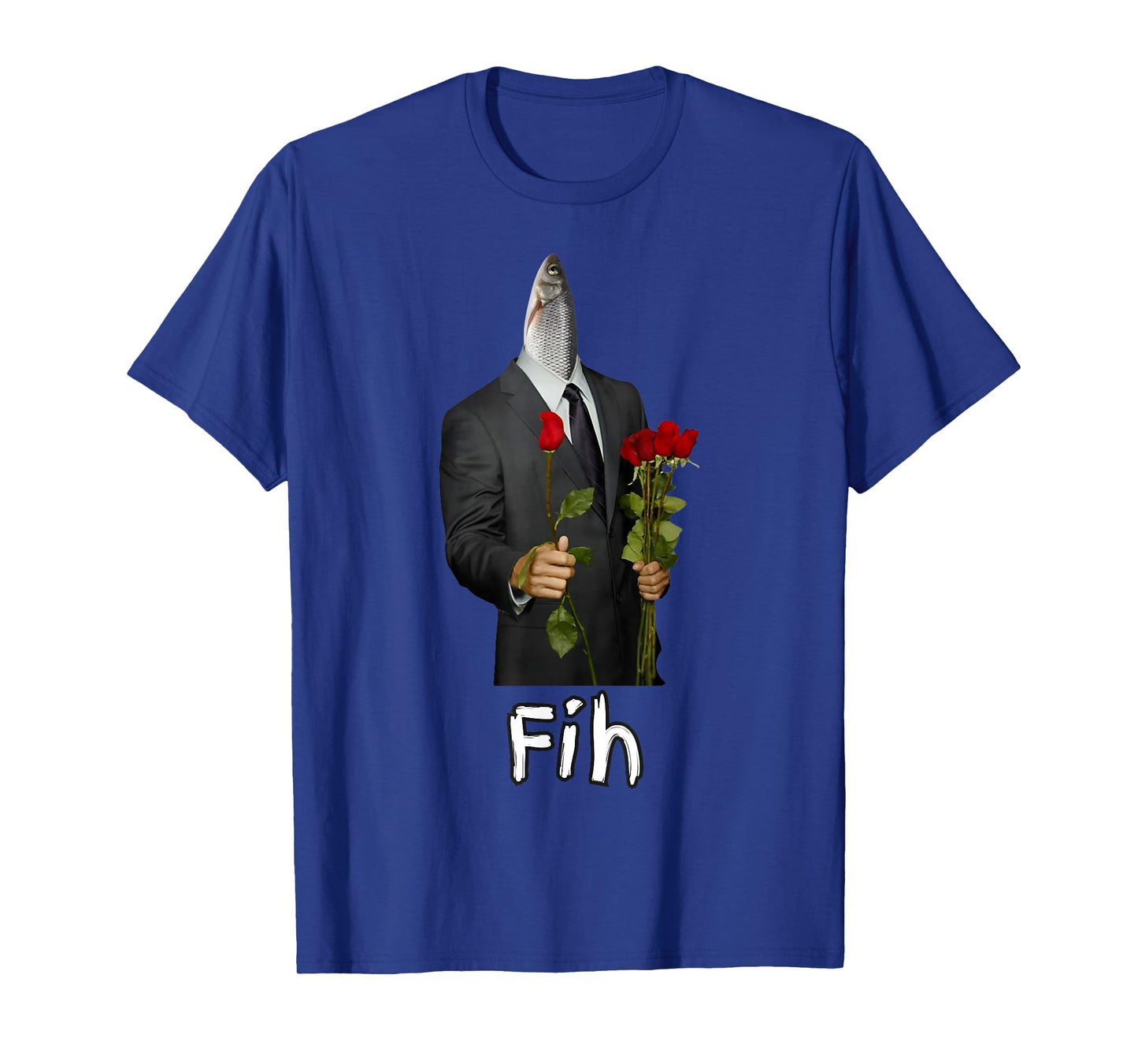 Fih gentleman Funny Misspelled Fish Meme Fih Calling Humor T-Shirt