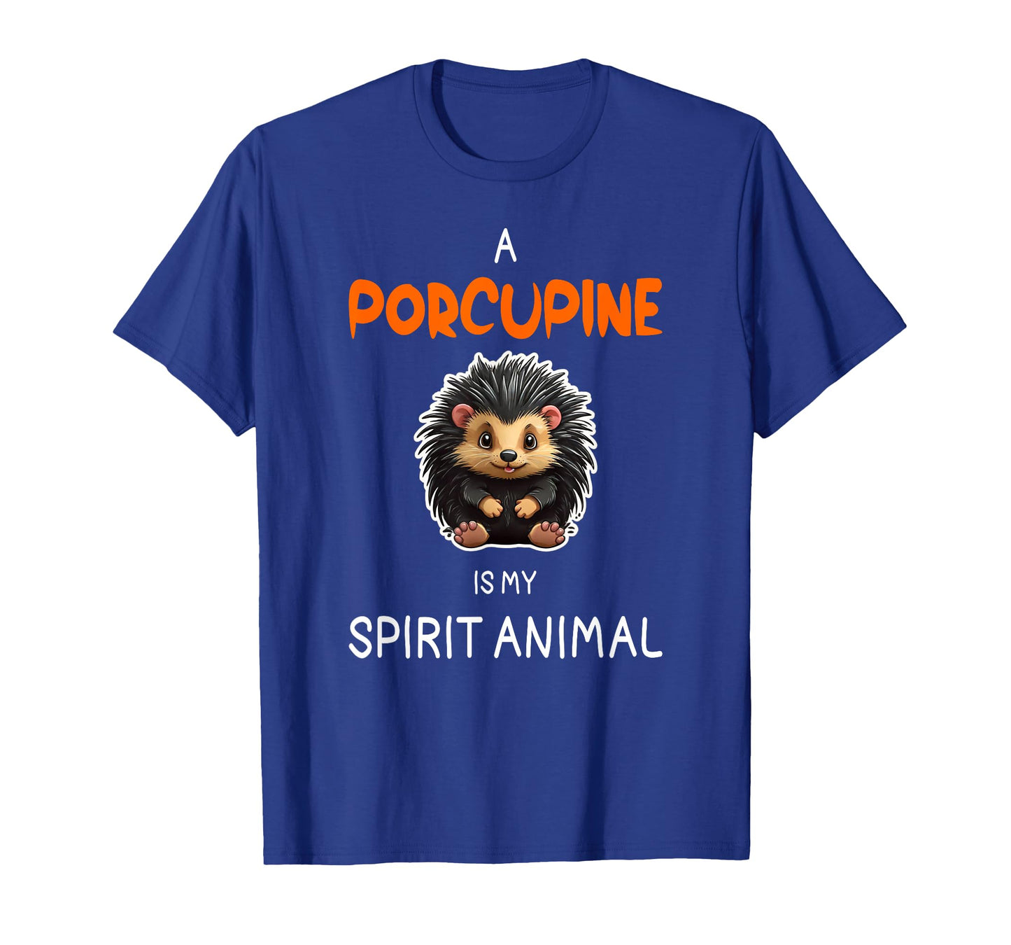 Porcupine Animal Spirit Shirt Funny Cartoon Porcupine Lover T-Shirt