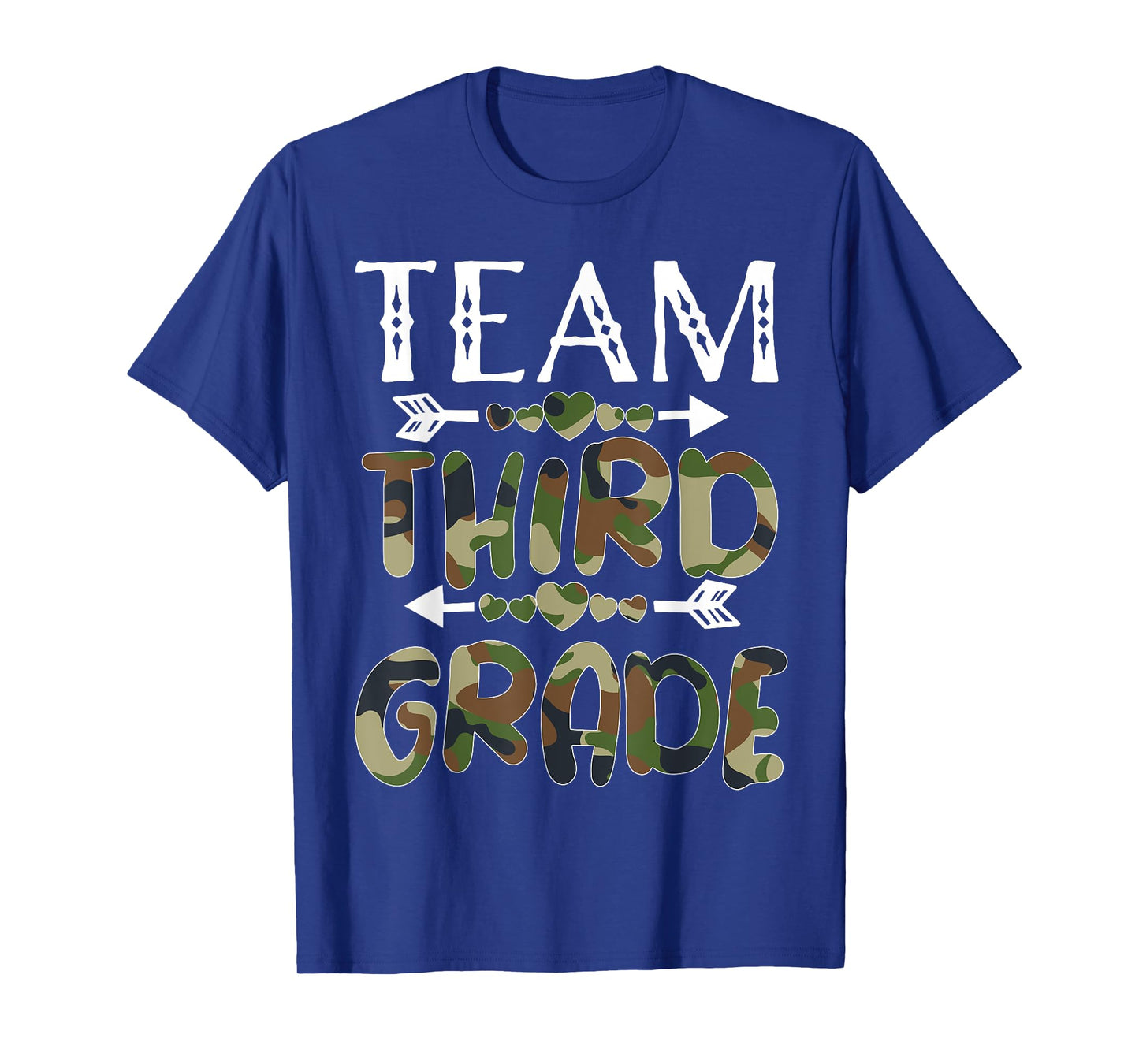 Team Third Grade Back To School 1st Day Camo Teachers T-Shirt