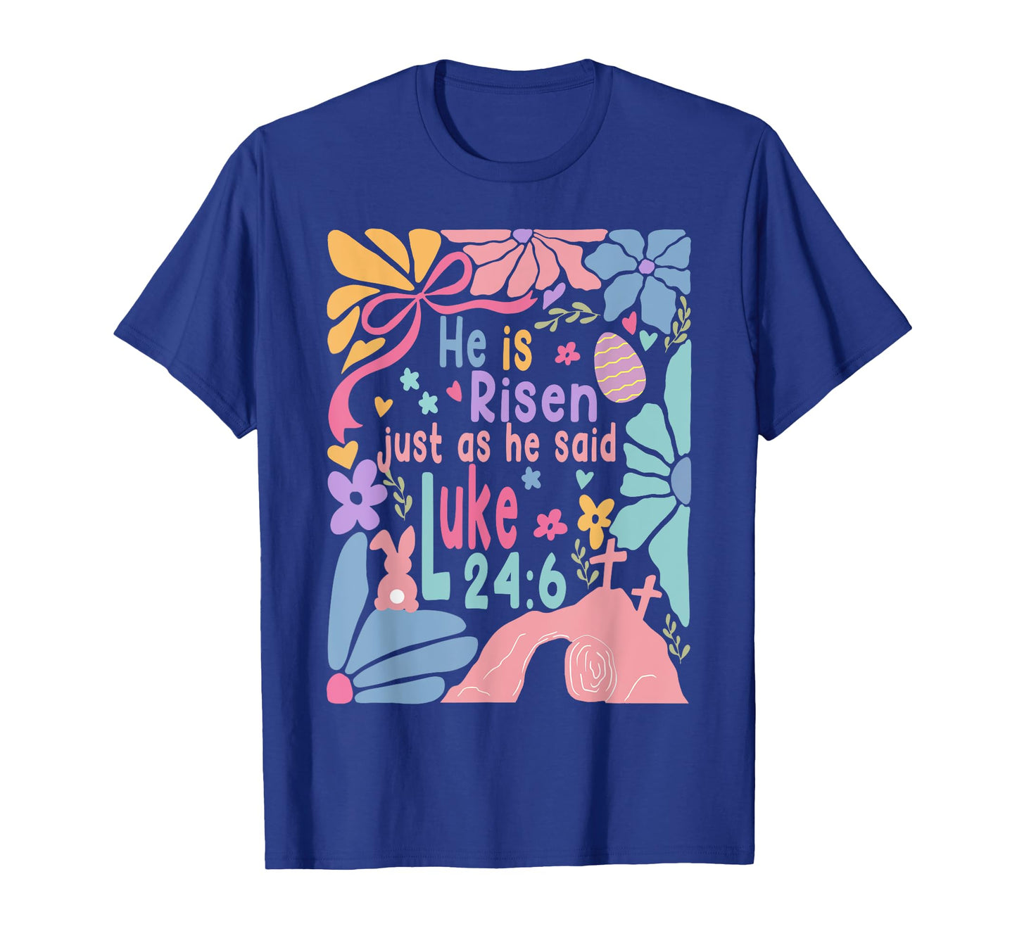 He Is Risen Just As He Said Christian Easter Bible Verse T-Shirt