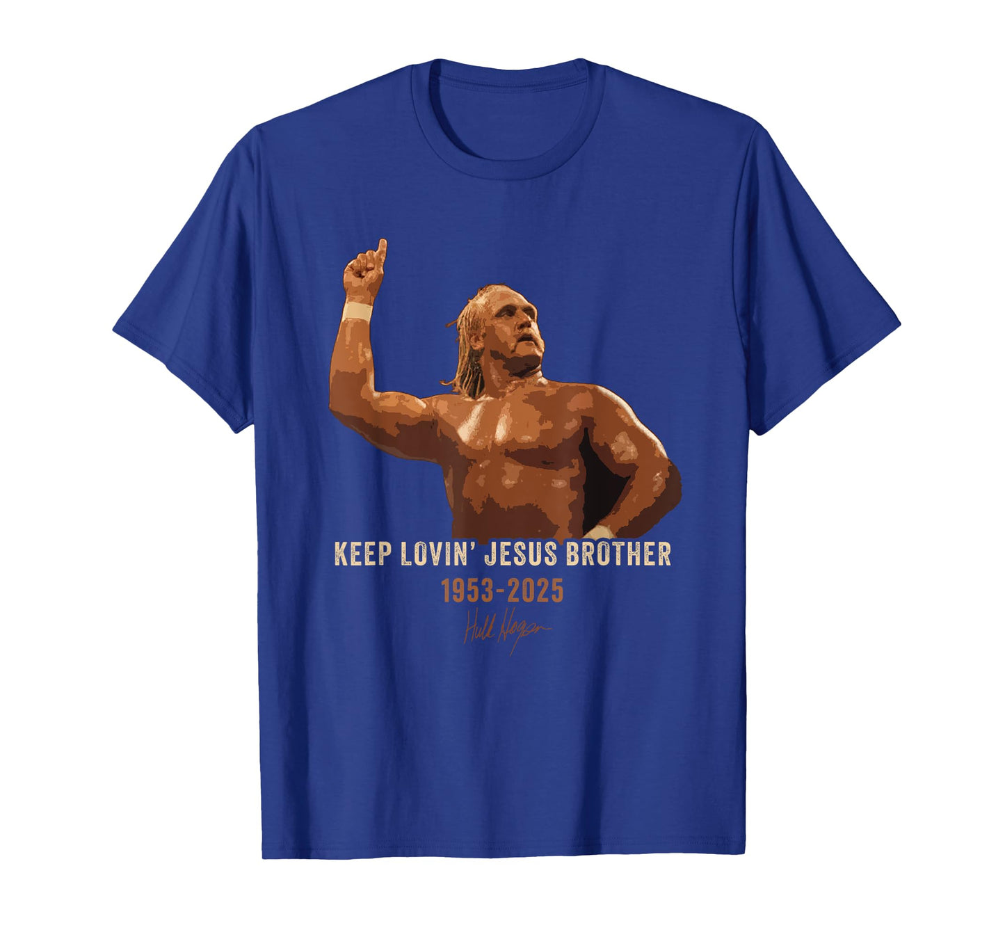 Keep Lovin' Jesus Brother β Wrestling Commemorative Faith T-Shirt