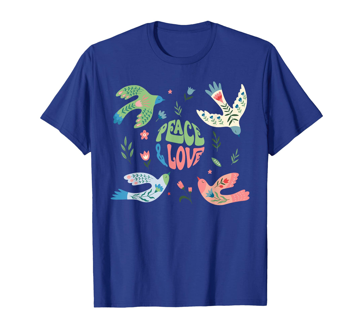 Groovy World Peace Day Peace Bird International Day of Peace T-Shirt