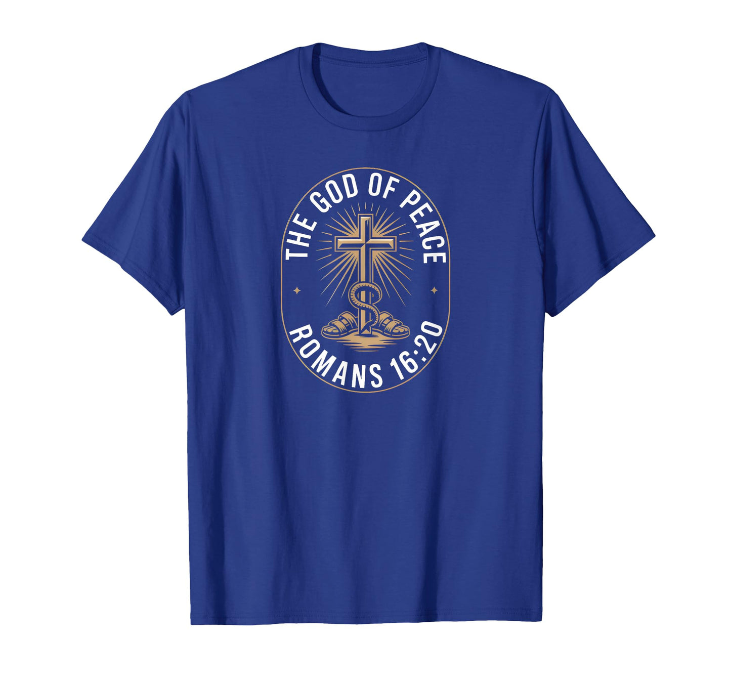 Crushed Under Our Feet Romans 16 Christian Victory T-Shirt