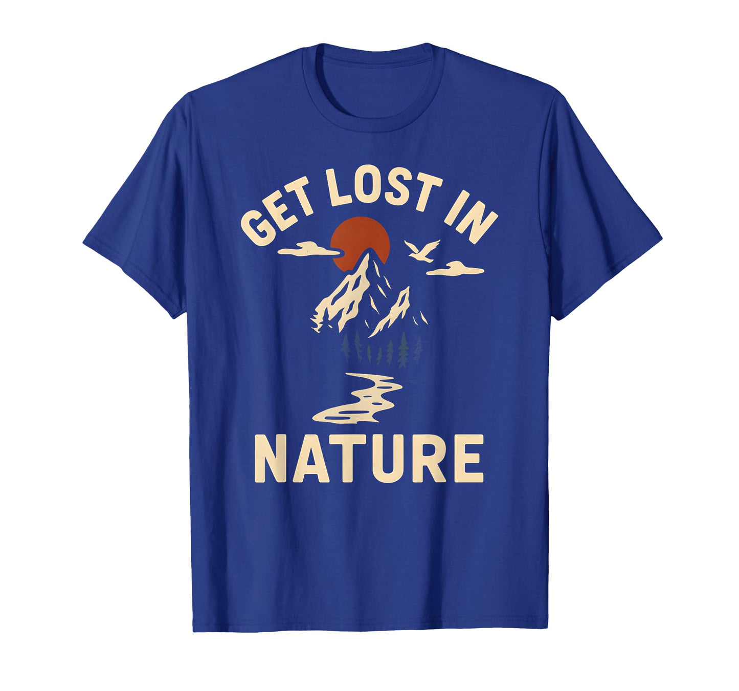 Creation Get Lost in Nature Vintage Mens Christian Religious T-Shirt