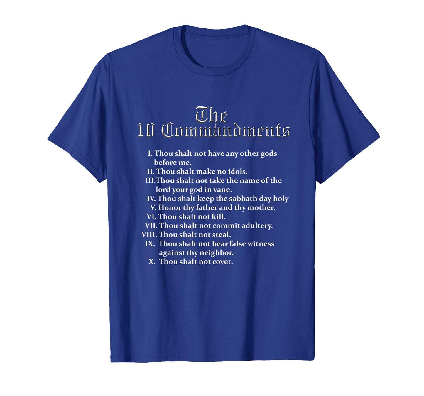 10 Commandments T-Shirt