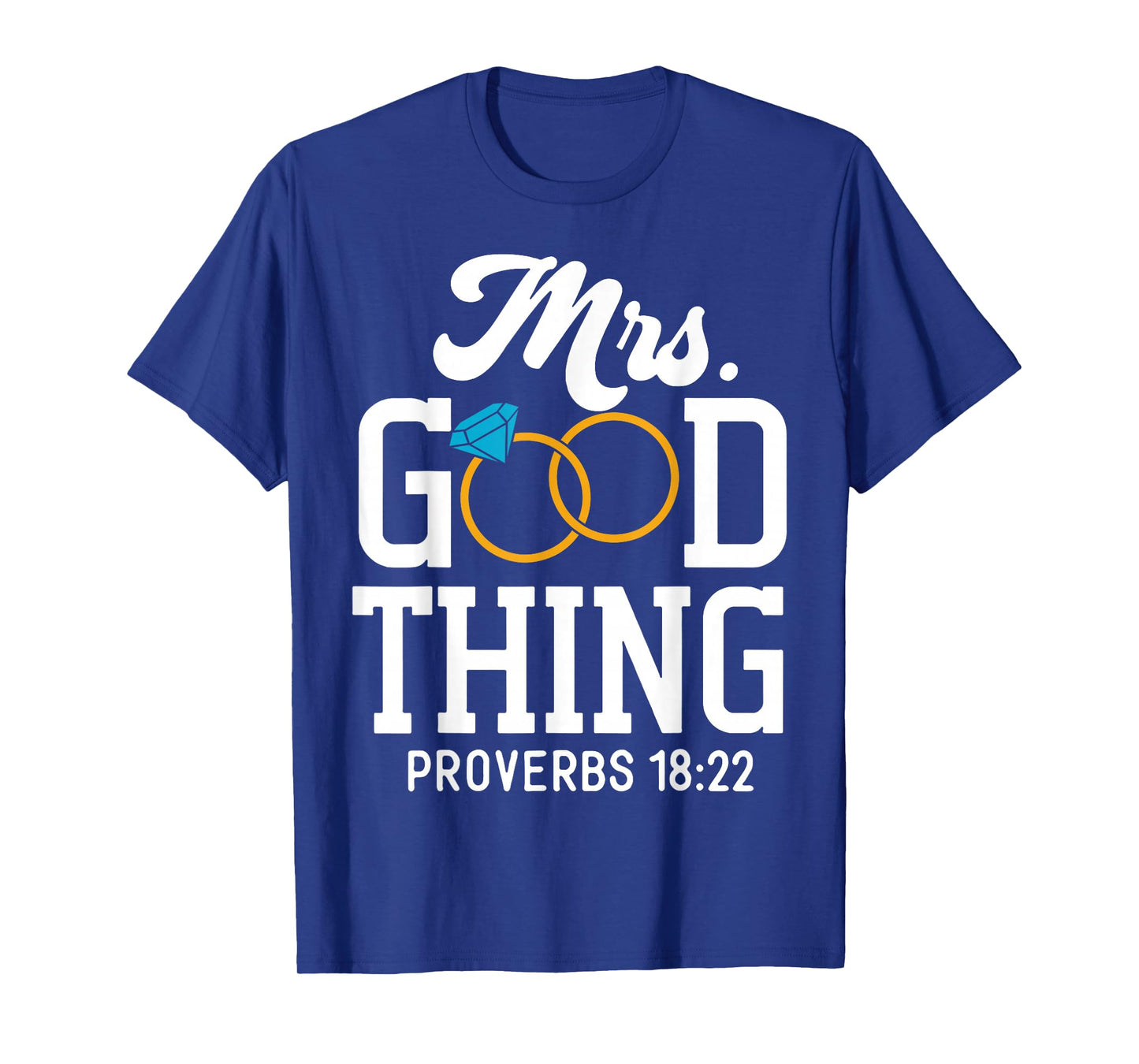 Funny Mrs Good Thing Christian T-Shirt - Unisex-Adults, Black, Small, Short Sleeve, Polycotton, Christian T-Shirt