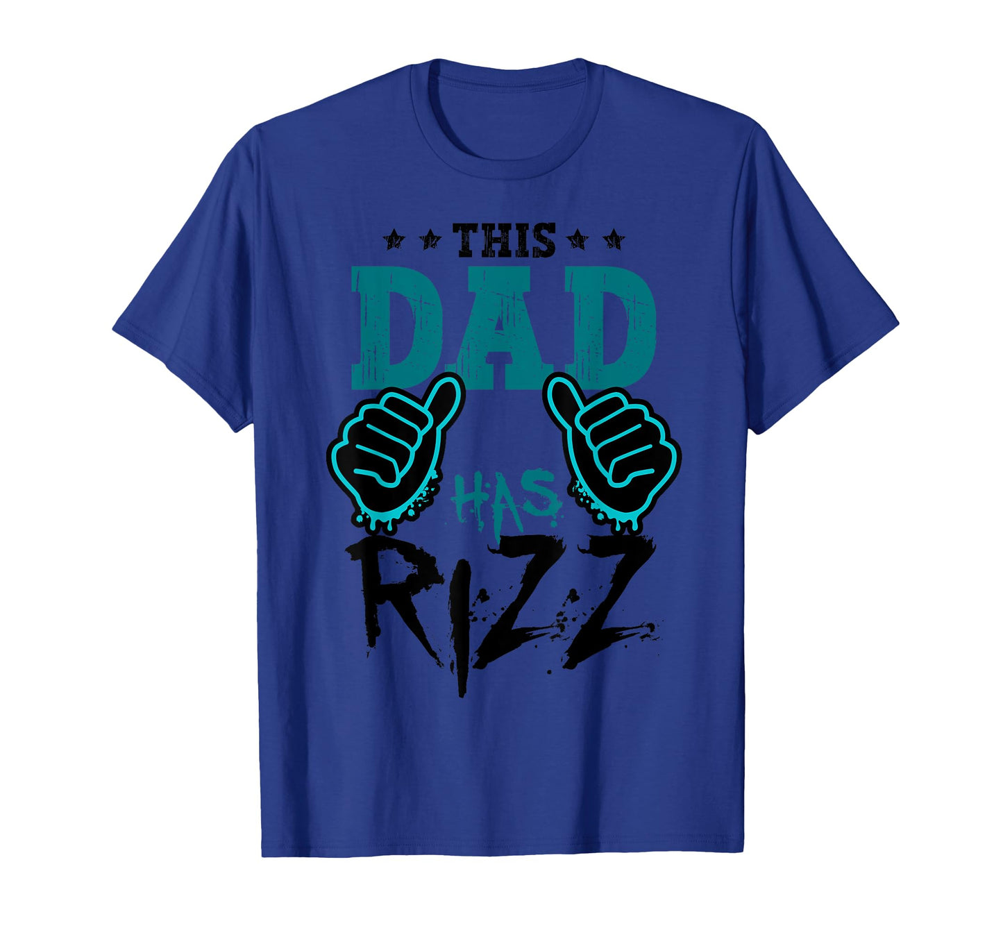 This Dad Has Rizz Meme Funny Rizzler Daddy Fathers Day T-Shirt