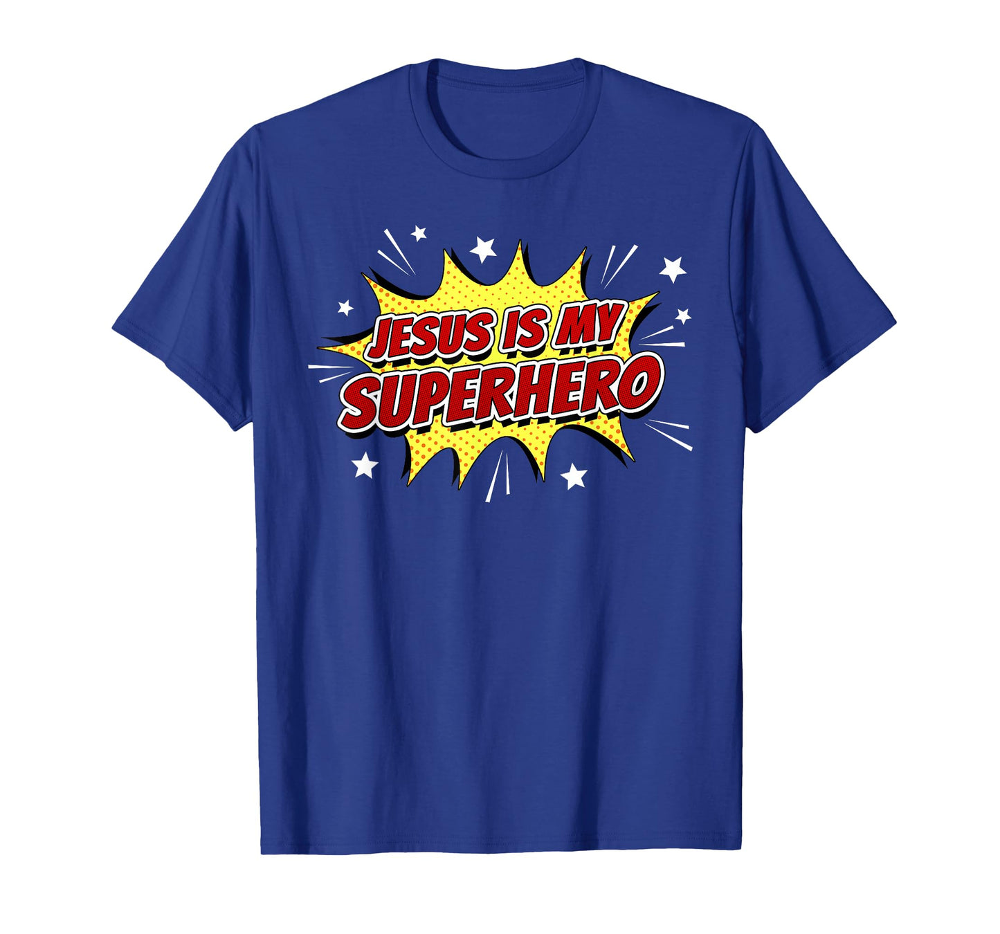 Jesus is My Superhero β Kids & Adult Christian Faith Comic T-Shirt