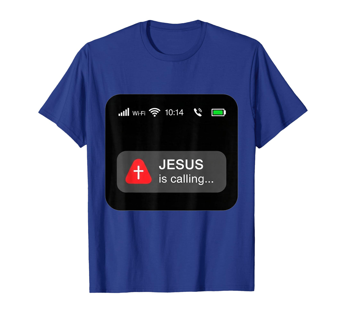 Funny Jesus is Calling Christian Humor Graphic T-Shirt