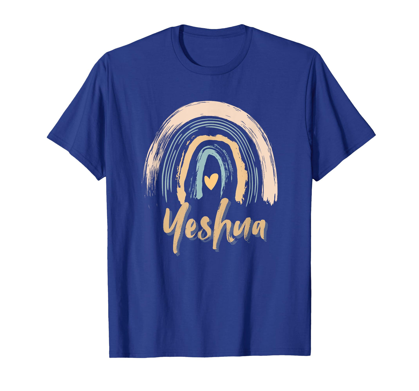 Boho Rainbow Heart Religious Christian Prayer Faith Yeshua T-Shirt