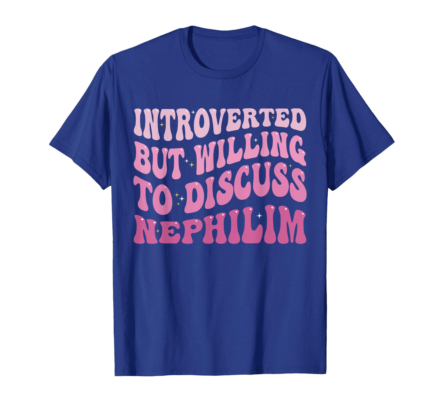 Introverted But Willing To Discuss Nephilim Introvert Funny T-Shirt