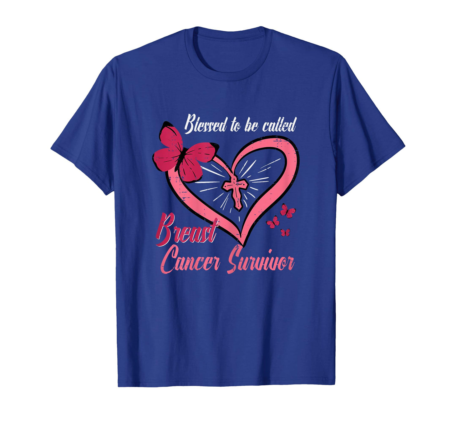 Blessed To Be Called Breast Cancer Survivor Christian Women T-Shirt