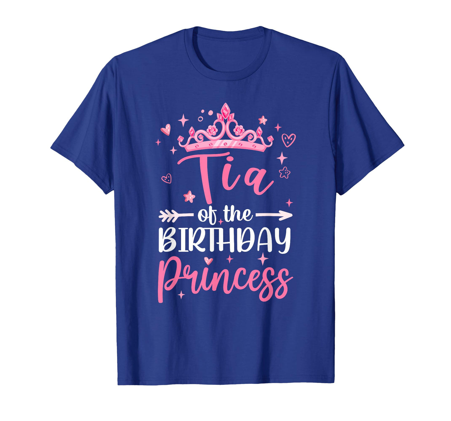 Tia Of The Birthday Princess Birthday Girl Kid Family T-Shirt