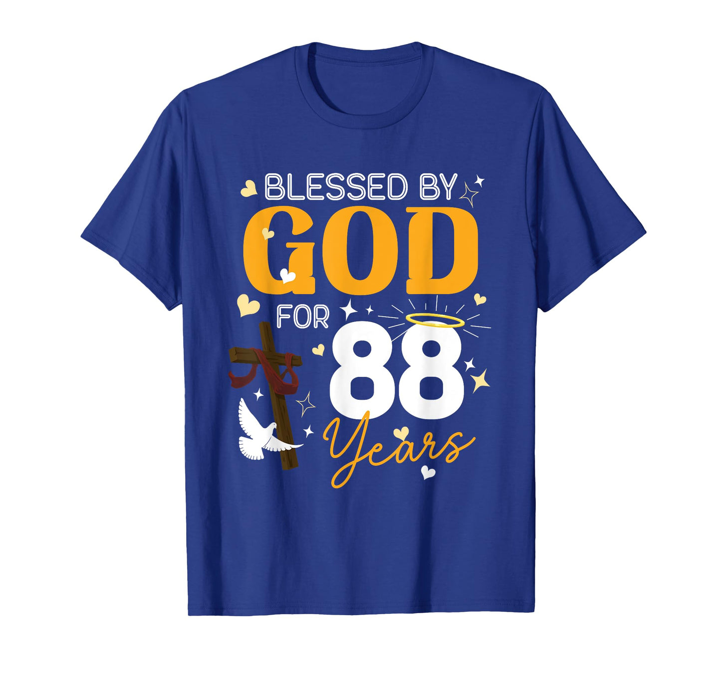 88 Birthday Blessed By God For 88 Years Old Gifts 88th BDay T-Shirt