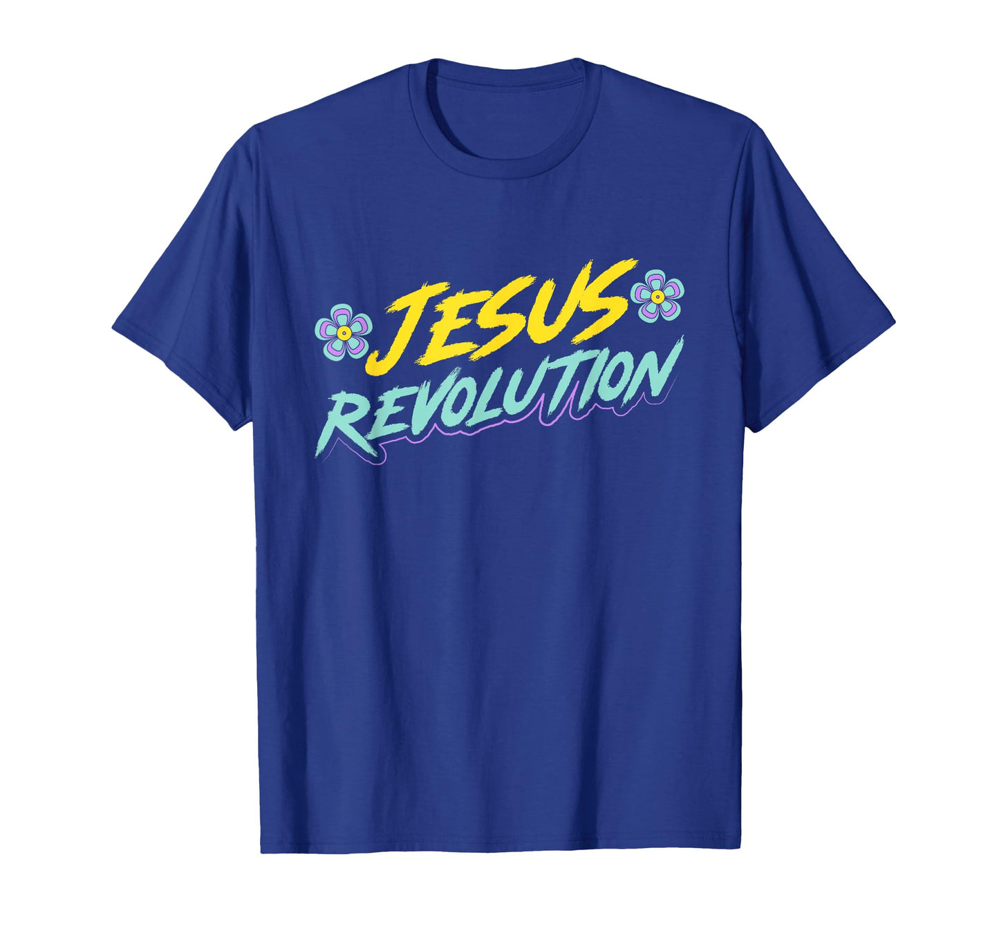 Jesus Revolution Faith Retro Groovy Christian T-Shirt