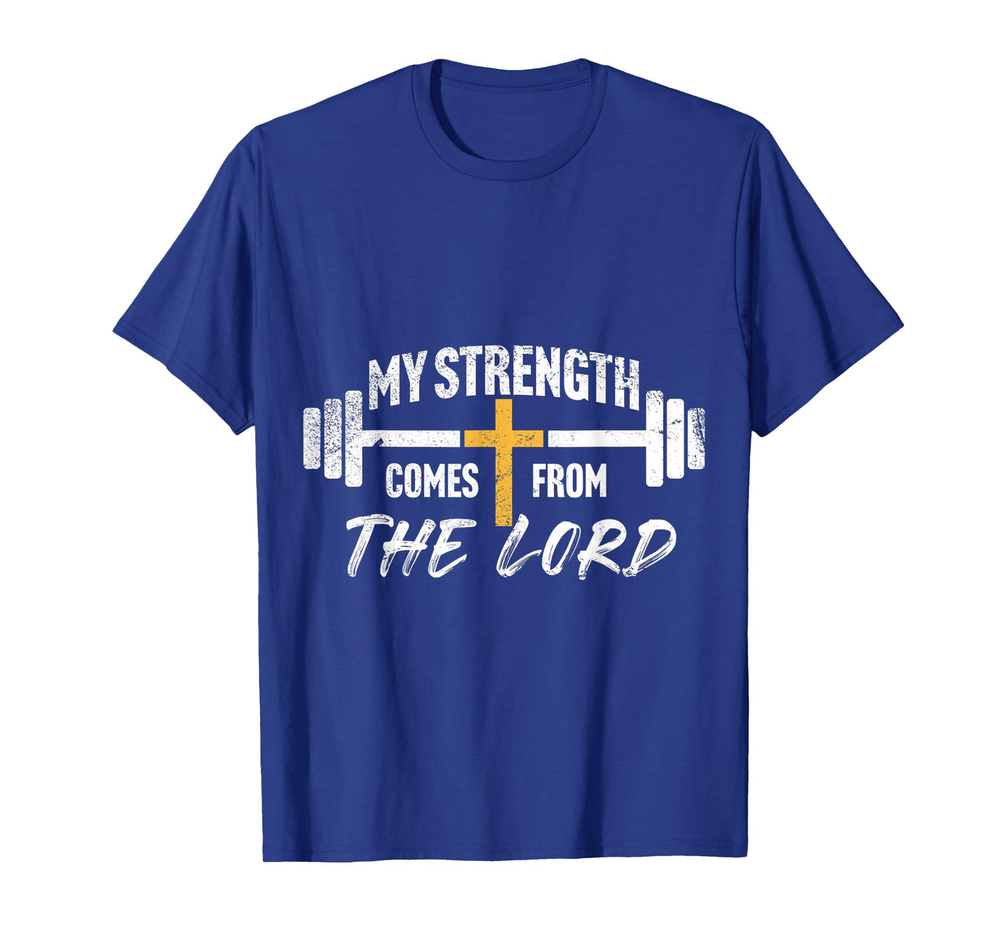 My Strength Christian Men Bible Verse Gym Workout T-Shirt